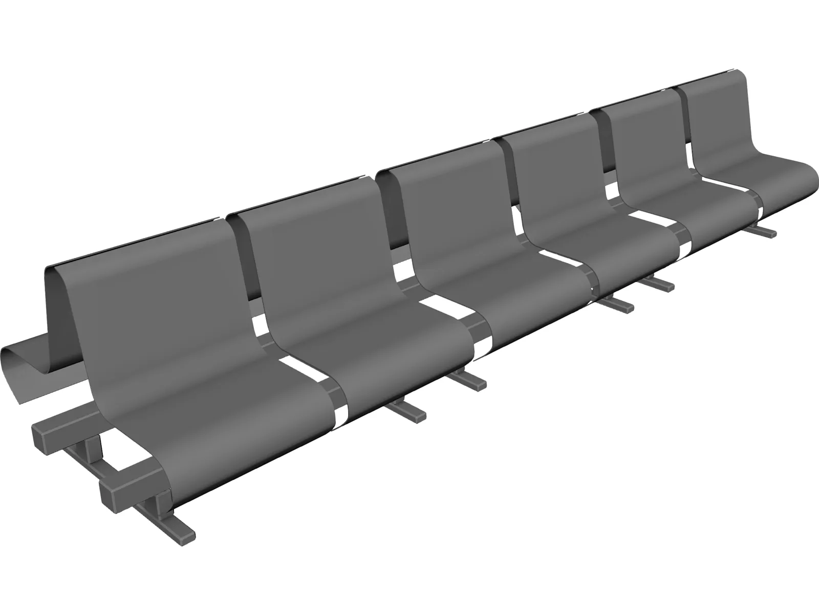 Chairs 3D Model main preview