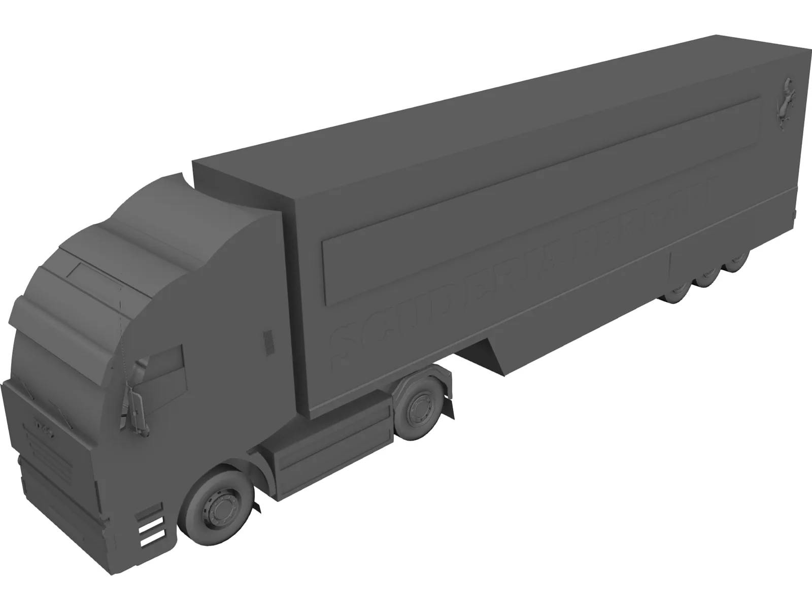 Iveco Stralis 3D Model main preview