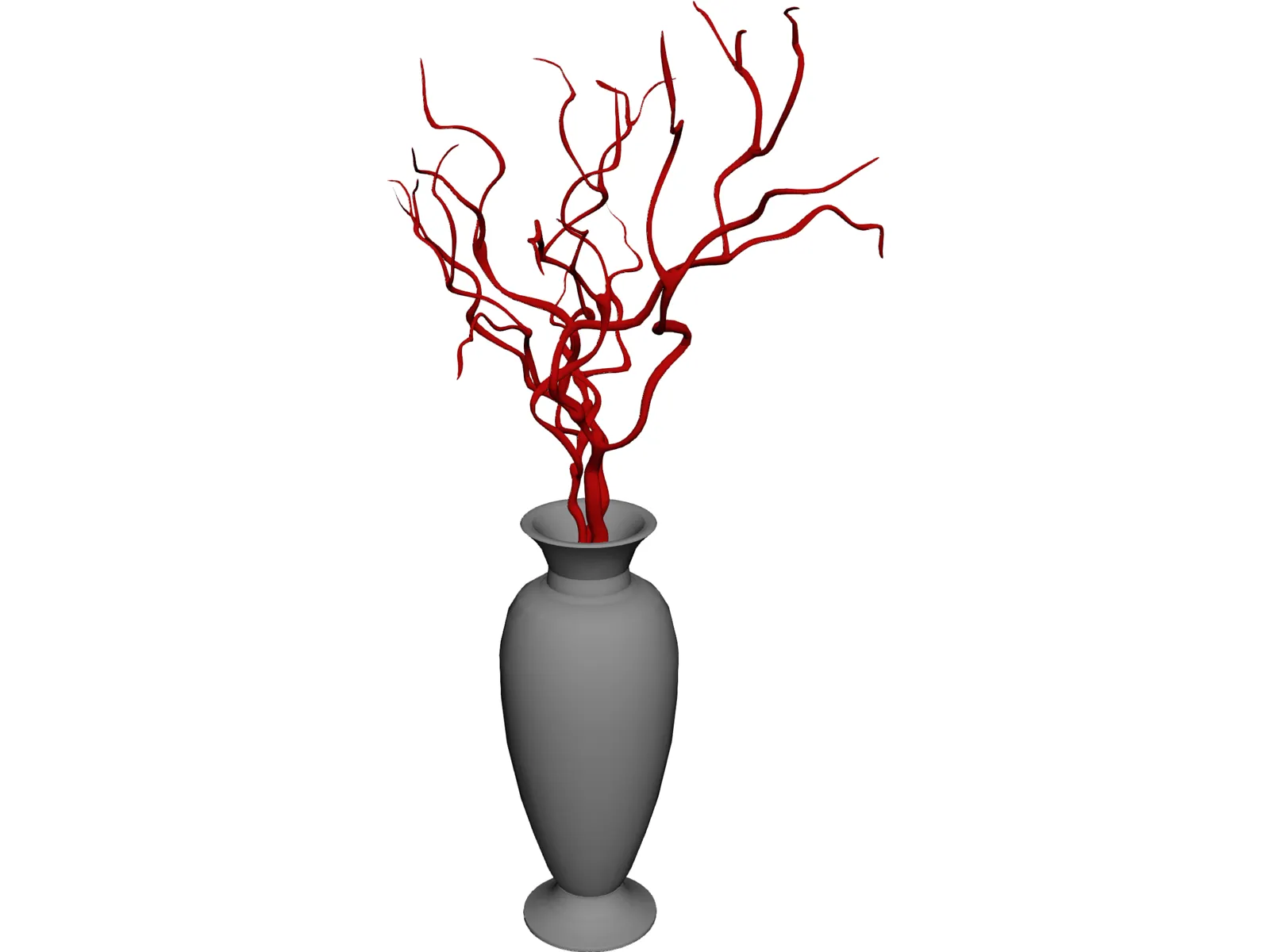Vase 3D Model main preview