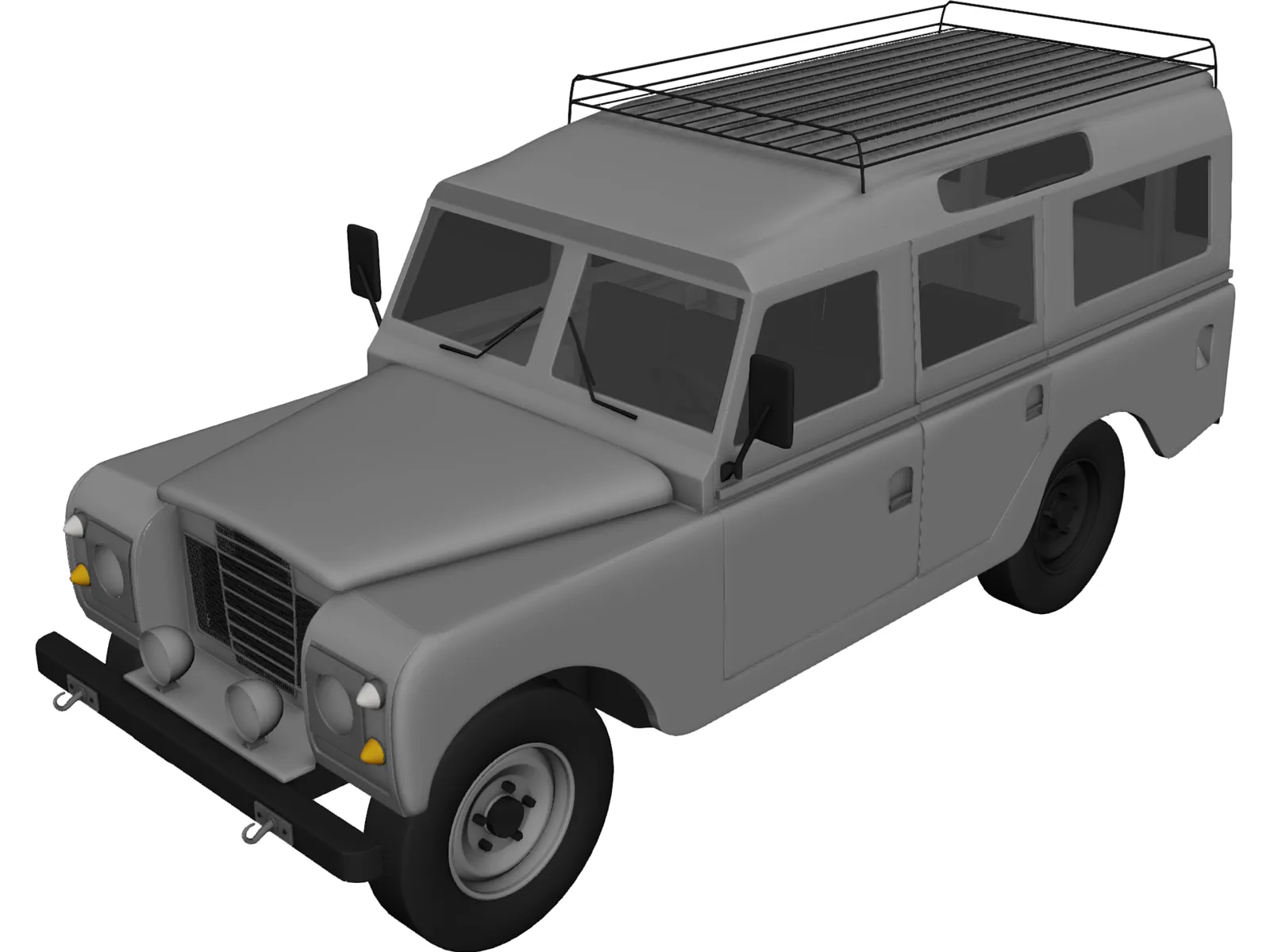 Range Rover 109 3D Model main preview