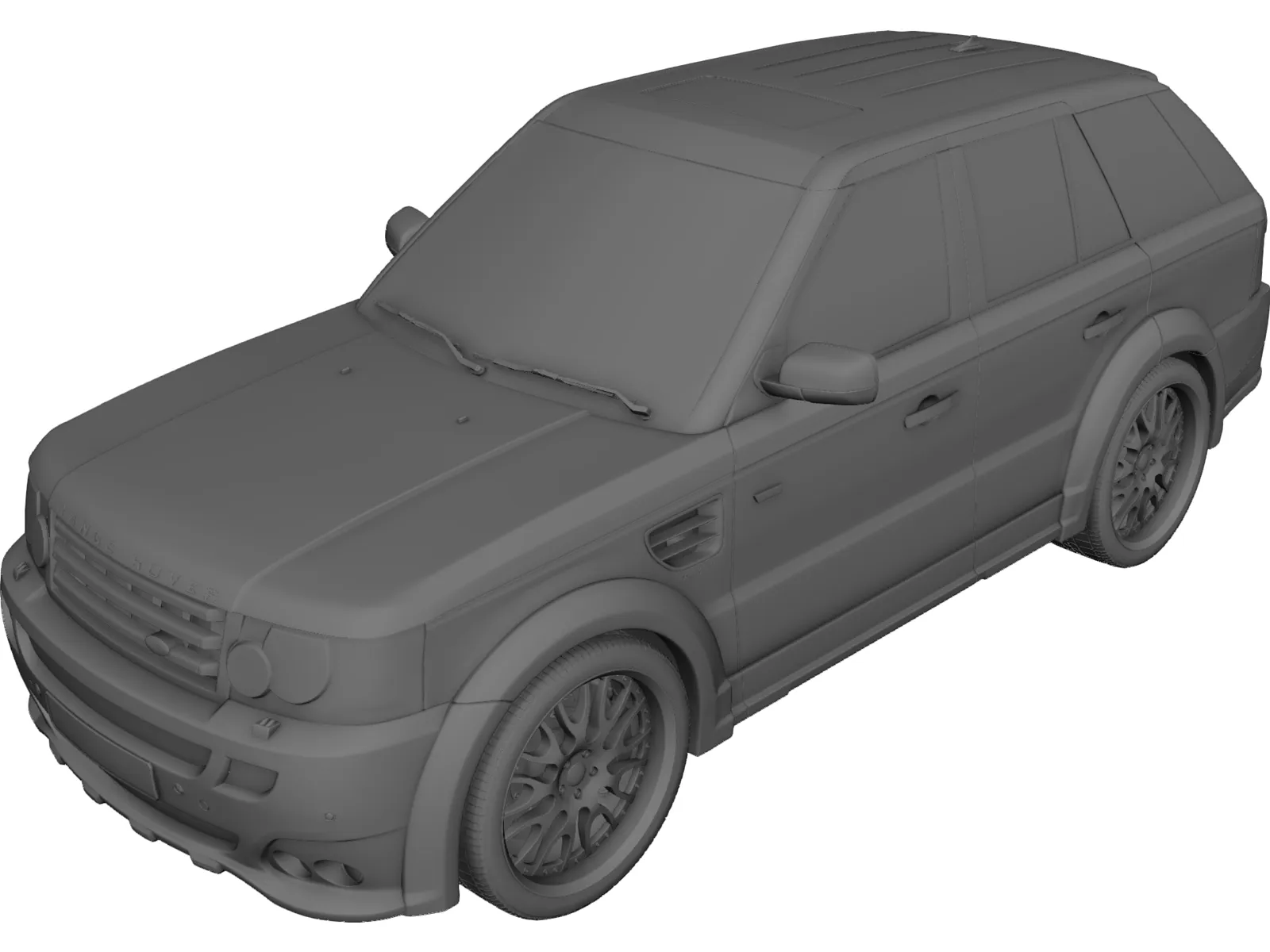 Range Rover Sport HAMANN 3D Model main preview