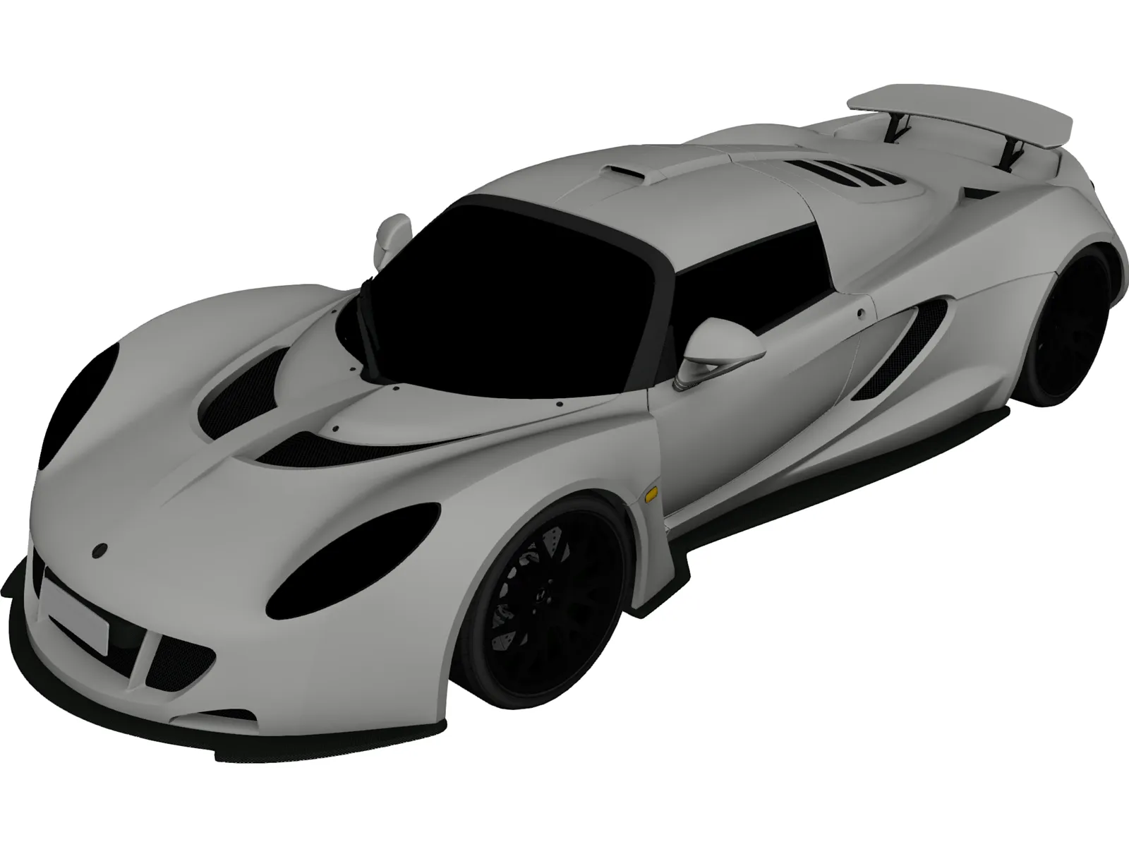 Lotus Hennessey Venom GT (2010) 3D Model main preview