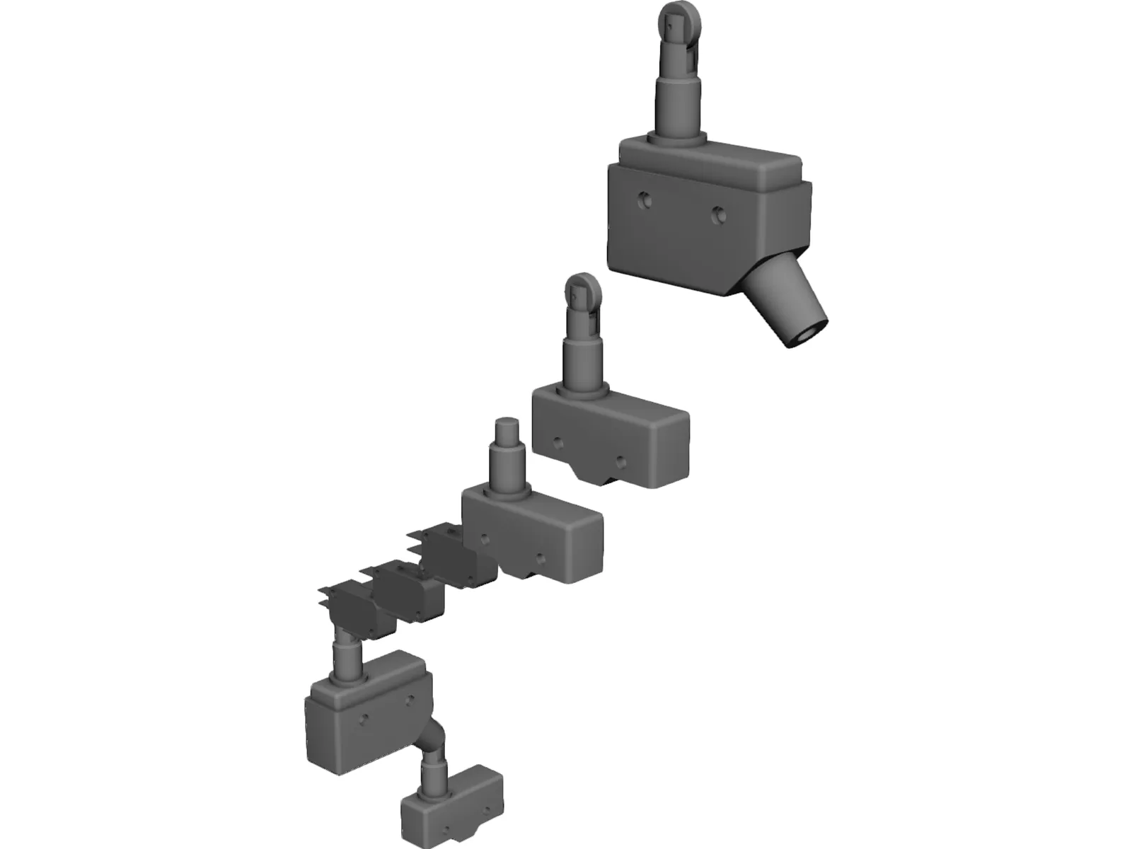 Microswitch Collection 3D Model main preview