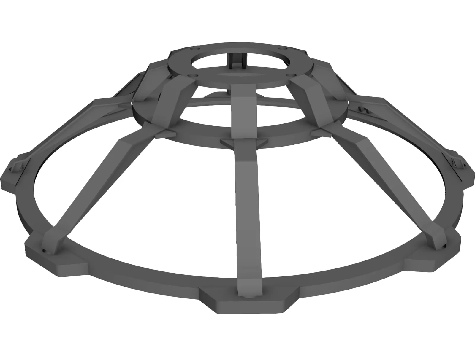 Speaker Cone 3D Model main preview