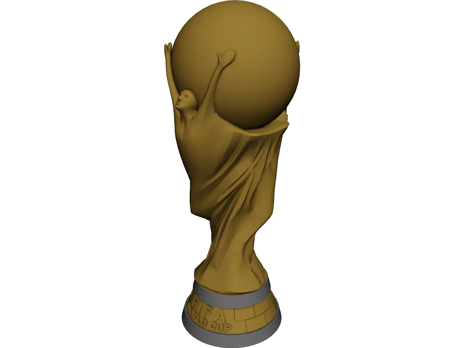 FIFA World Cup Trophy 3D Model main preview