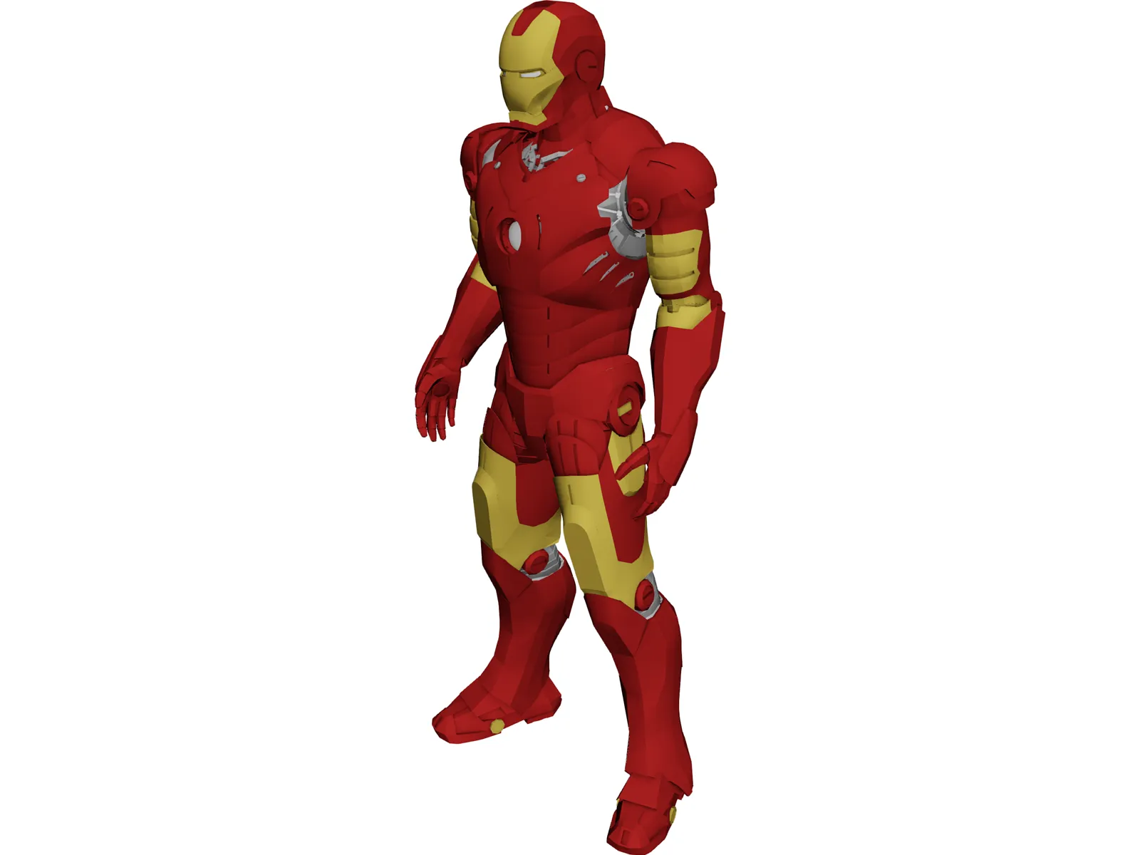 Iron Man Armor 3D Model main preview