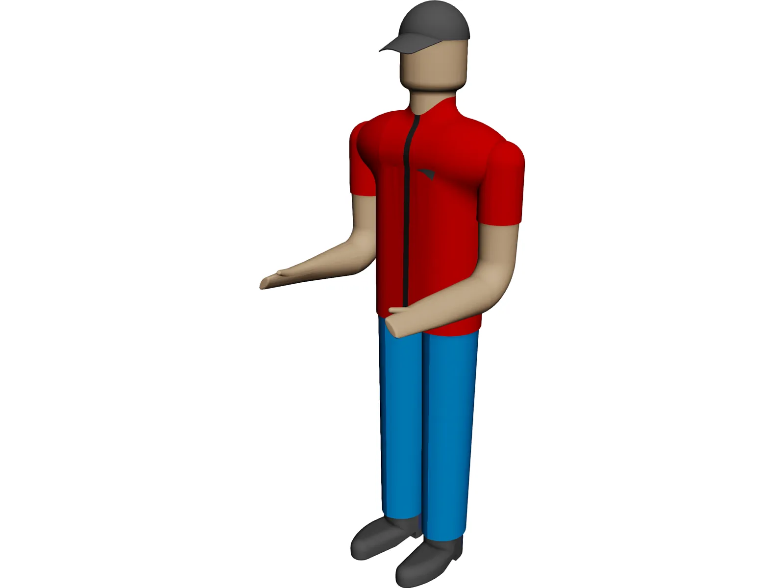 Workman 3D Model main preview