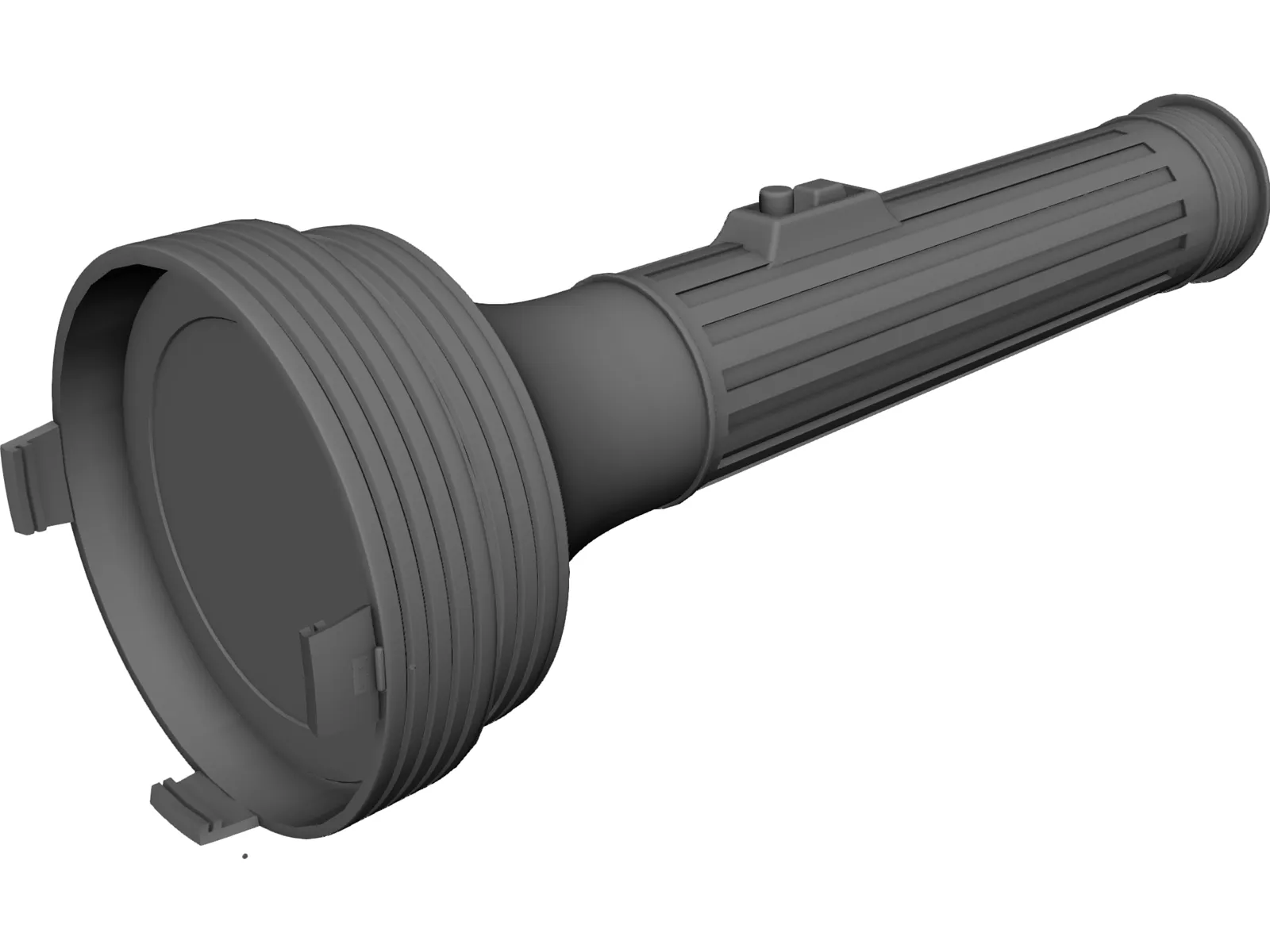 Flashlight 3D Model main preview