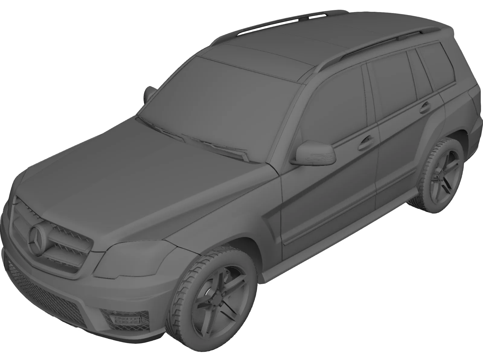 Mercedes-Benz GLK 220 CDI 4MATIC BlueEFFICIENCY 3D Model main preview