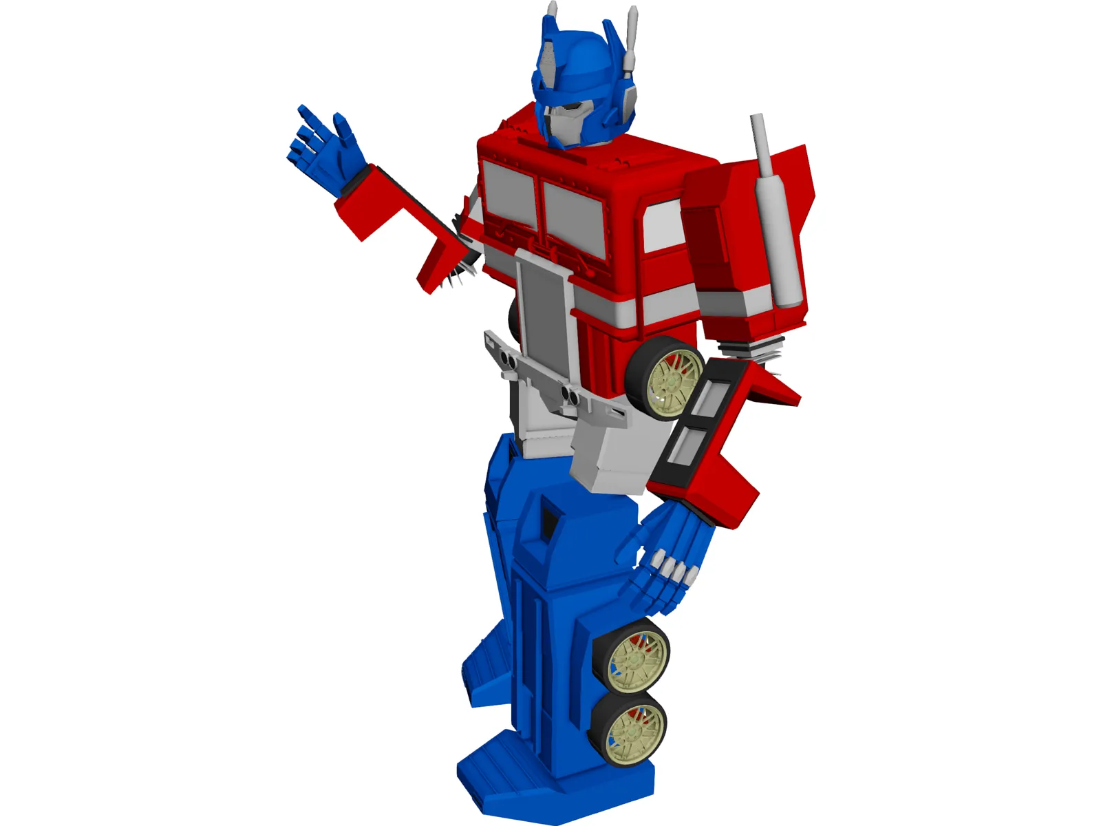 Transformers Optimus Prime 3D Model main preview