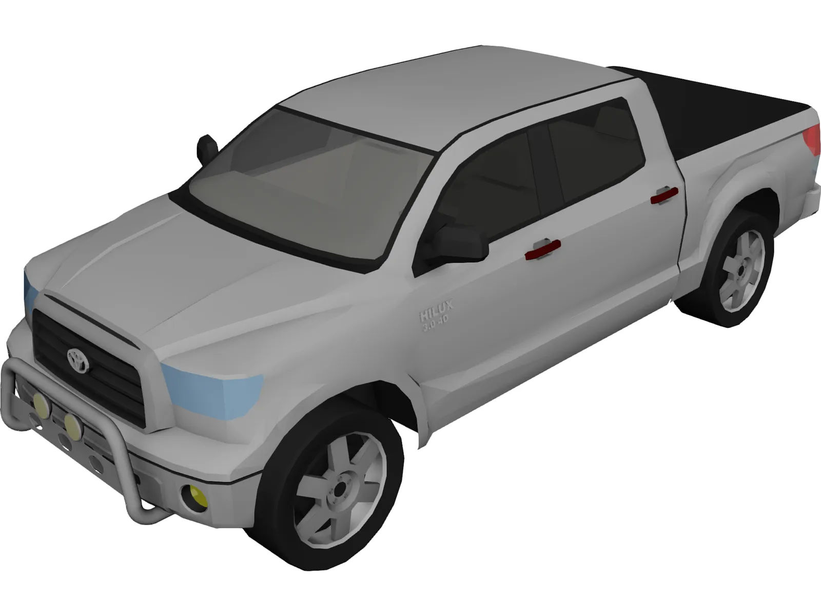 Toyota Hilux SRV 3D Model main preview