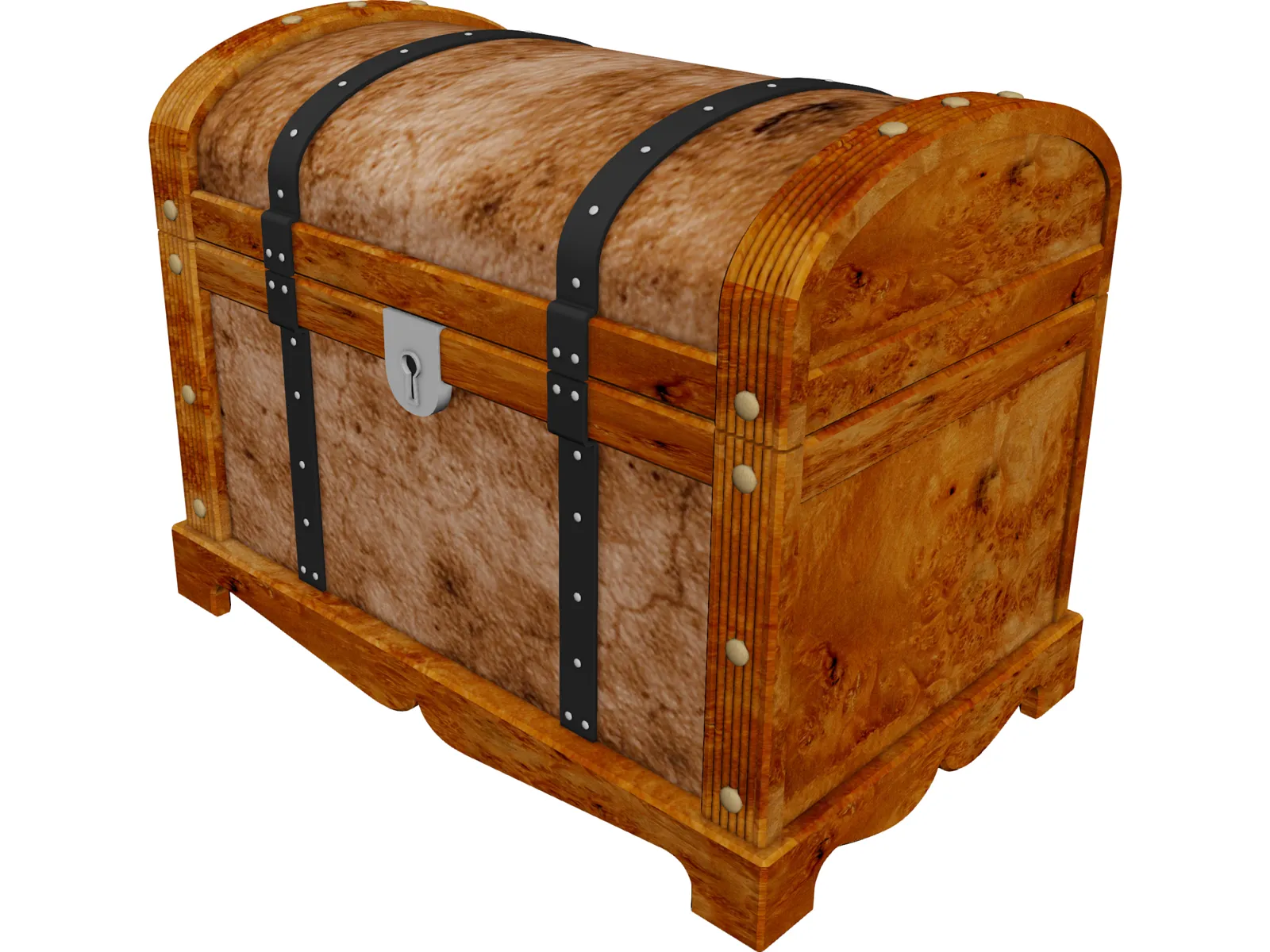 Treasure Chest 3D Model main preview