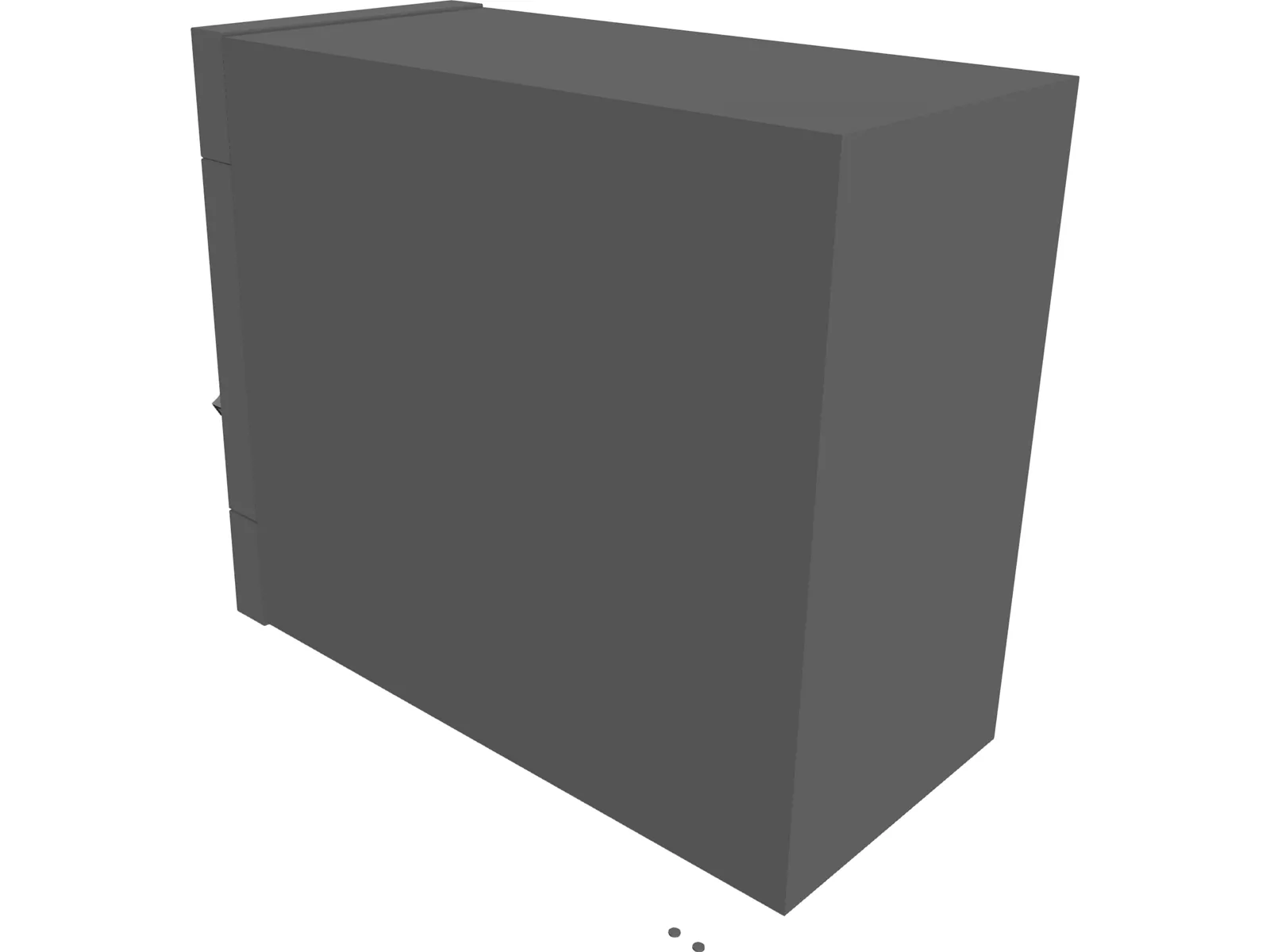 Secure Vault with Laser Security 3D Model main preview