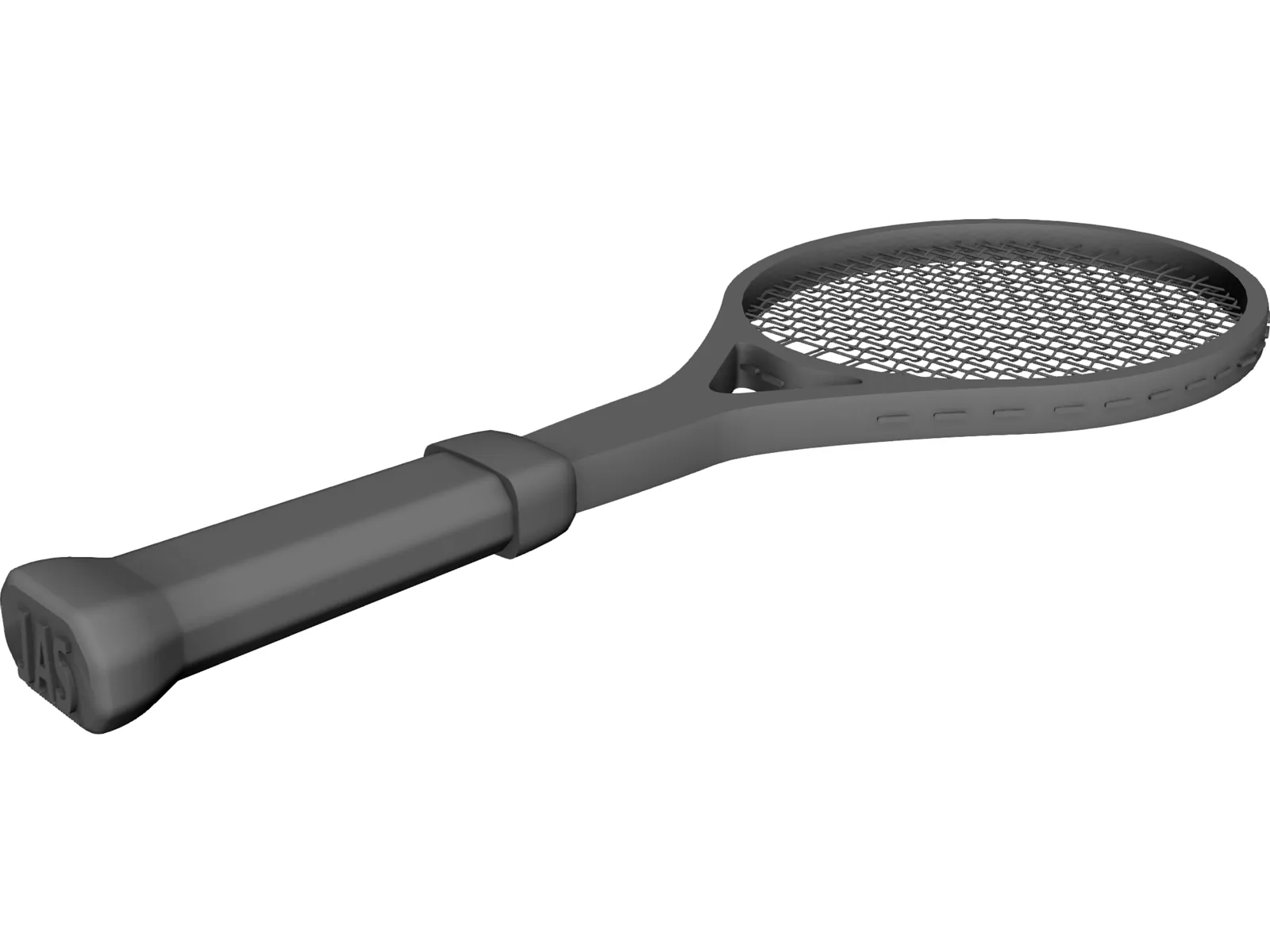 Tennis Racket 3D Model main preview