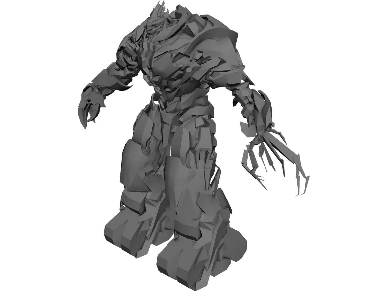 Transformers Decepticon Megatron 3D Model main preview