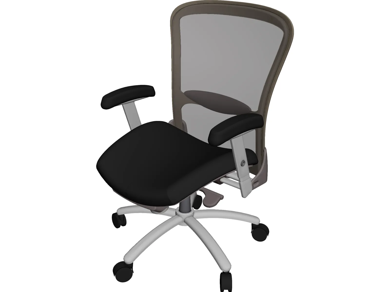Executive Office Chair Electra 3D Model main preview