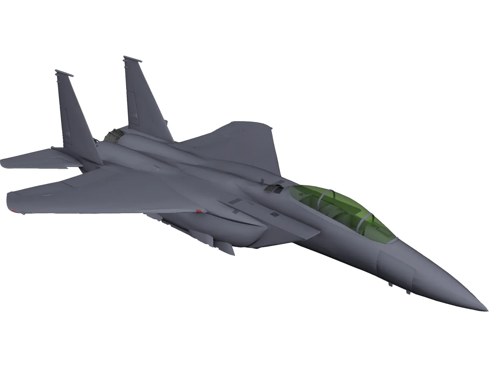 McDonnell Douglas F-15E 3D Model main preview