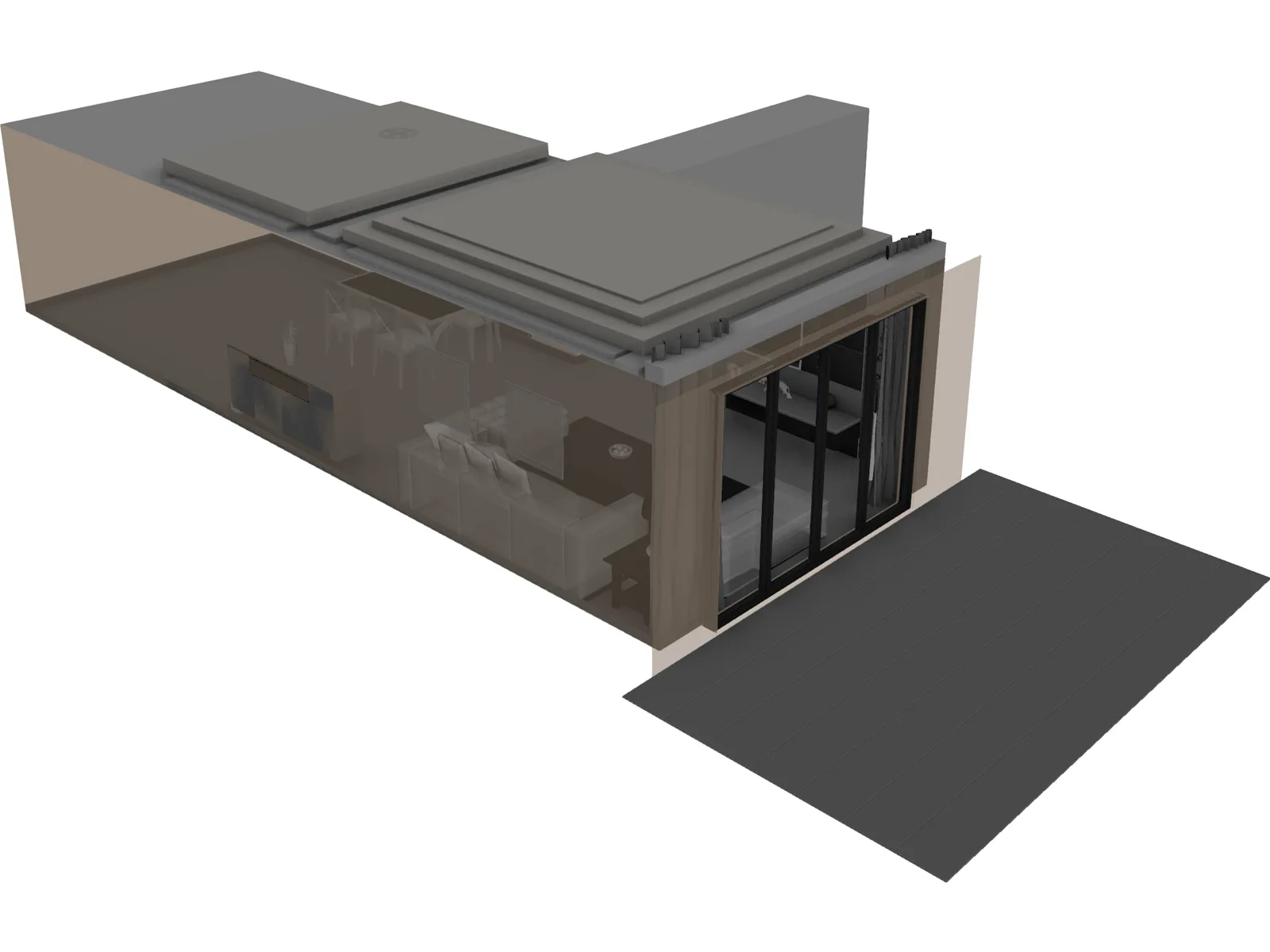 Room Interior 3D Model main preview