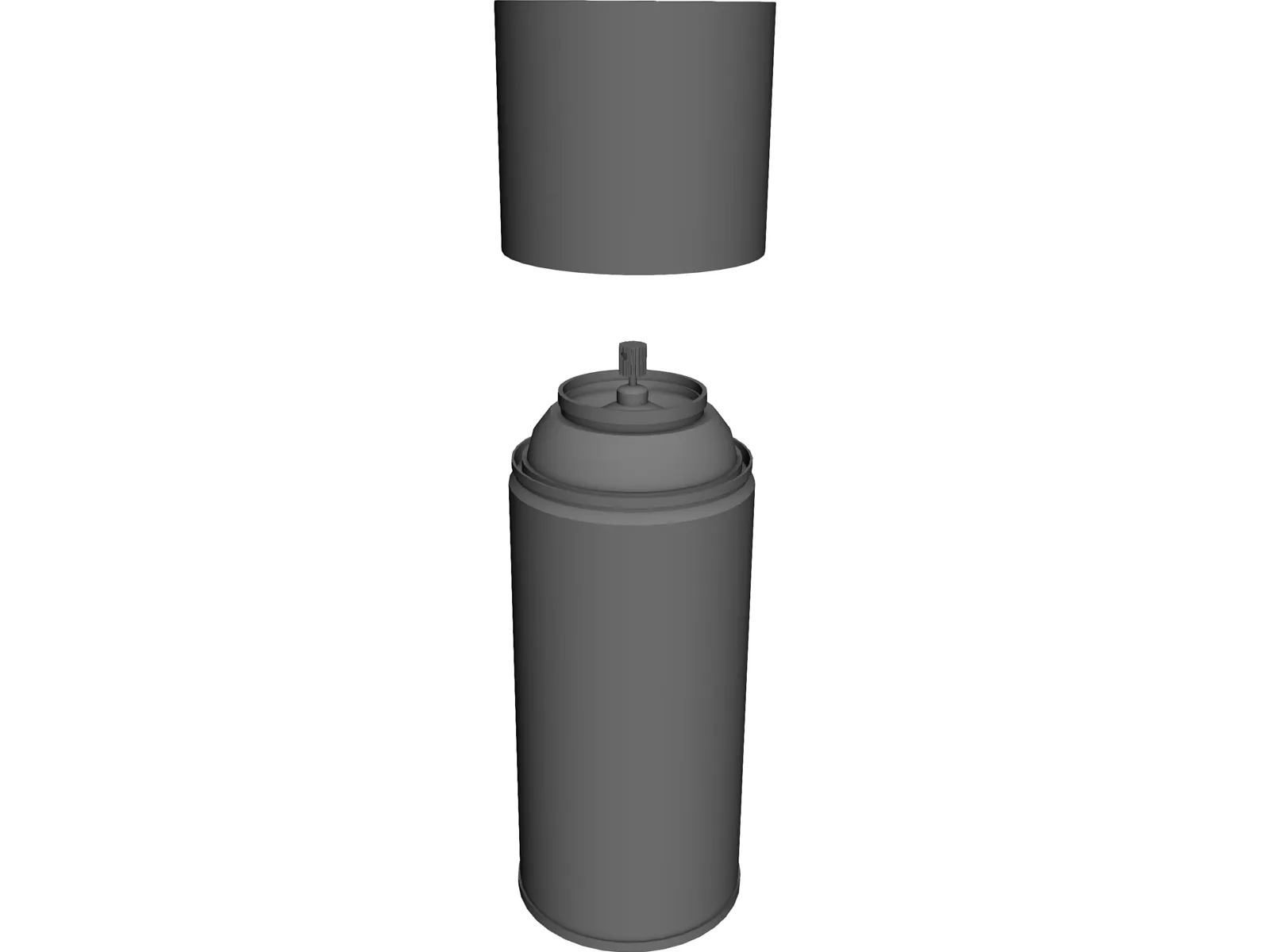 Spray Can 3D Model main preview