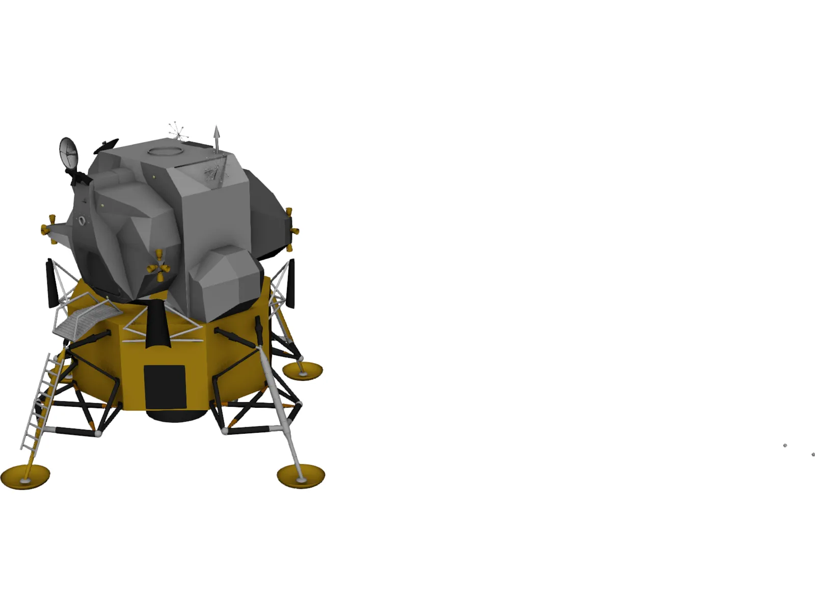 Apollo Lunar Module 3D Model main preview
