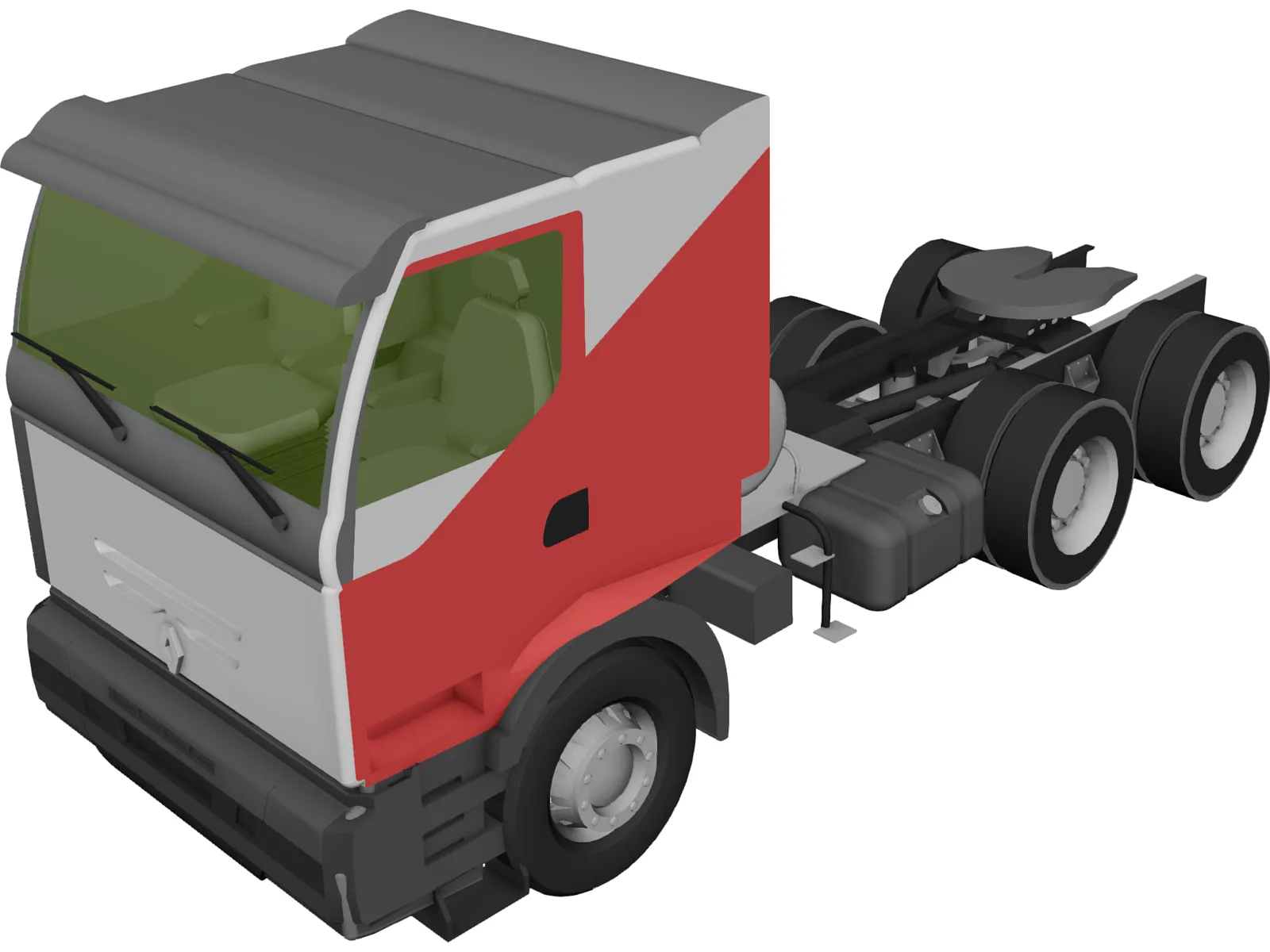Renault Premium 370 3D Model main preview