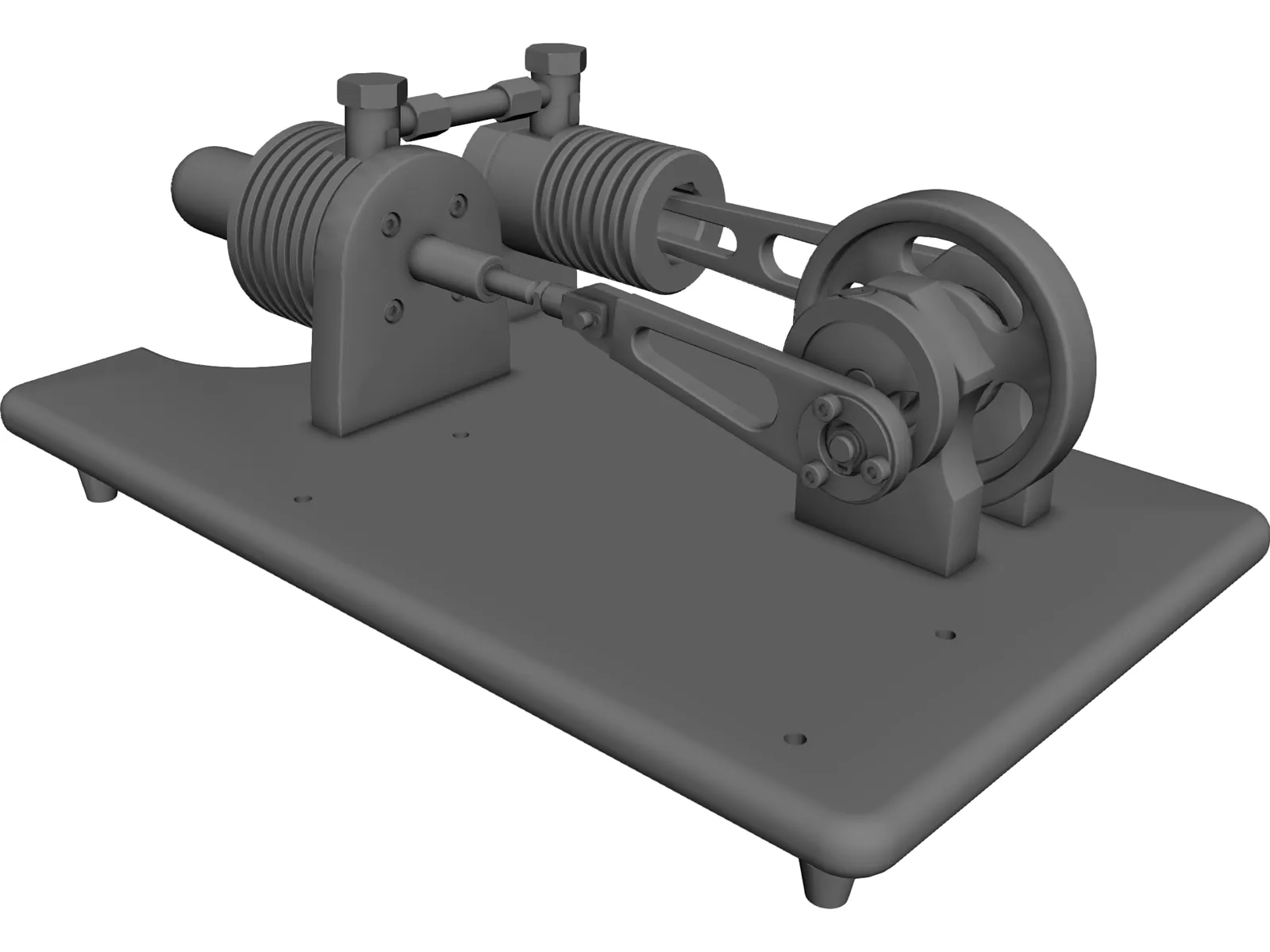 Stirling Engine 3D Model main preview