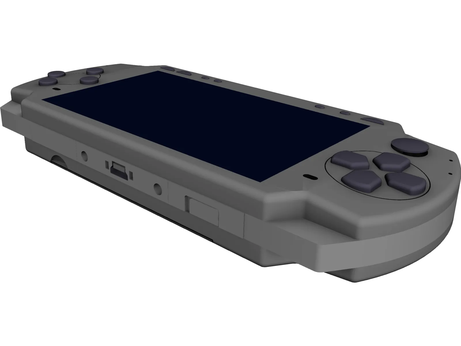 Sony PlayStation Portable Slim (2004) 3D Model main preview