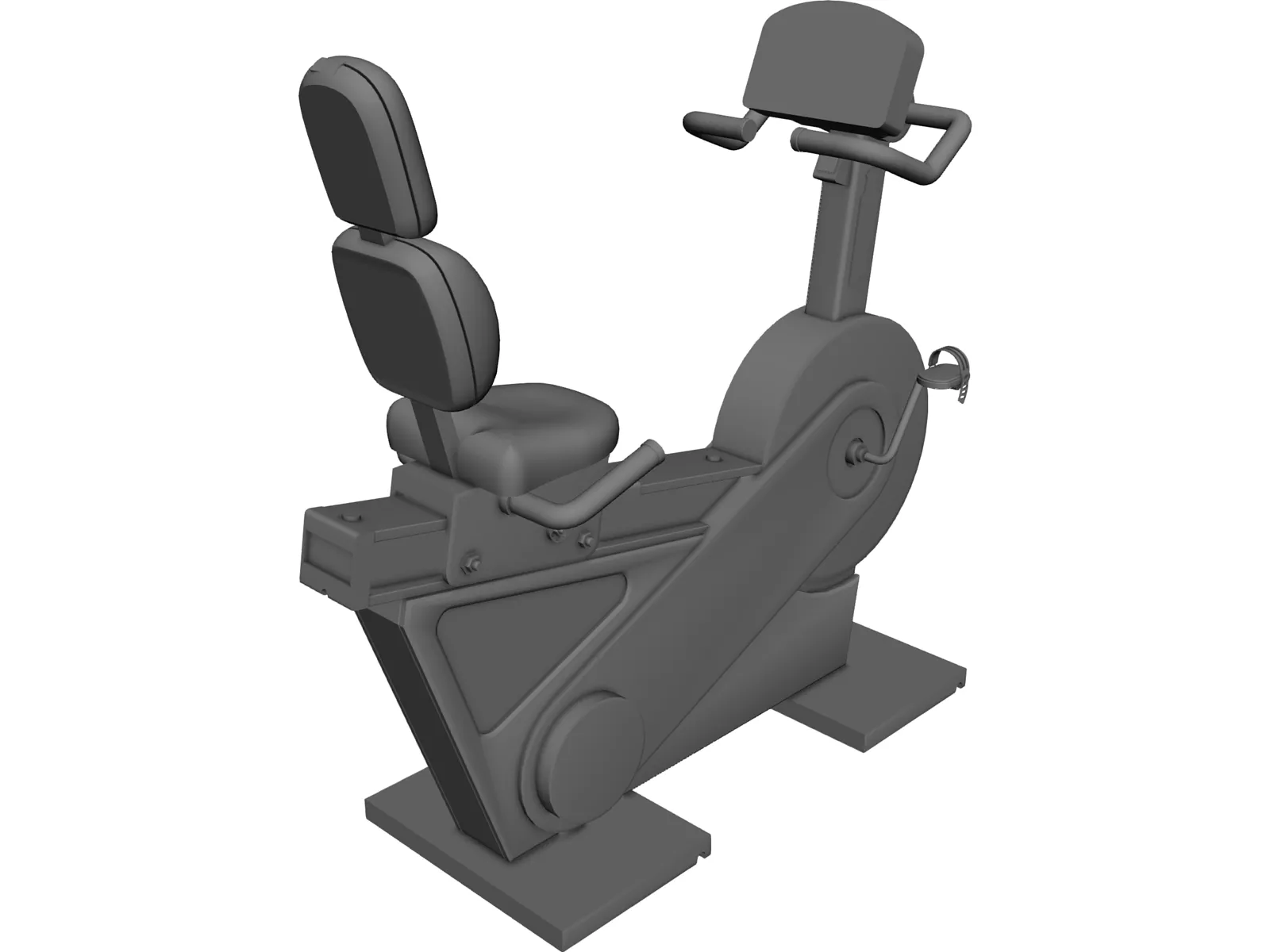 Exercise Cycle 3D Model main preview