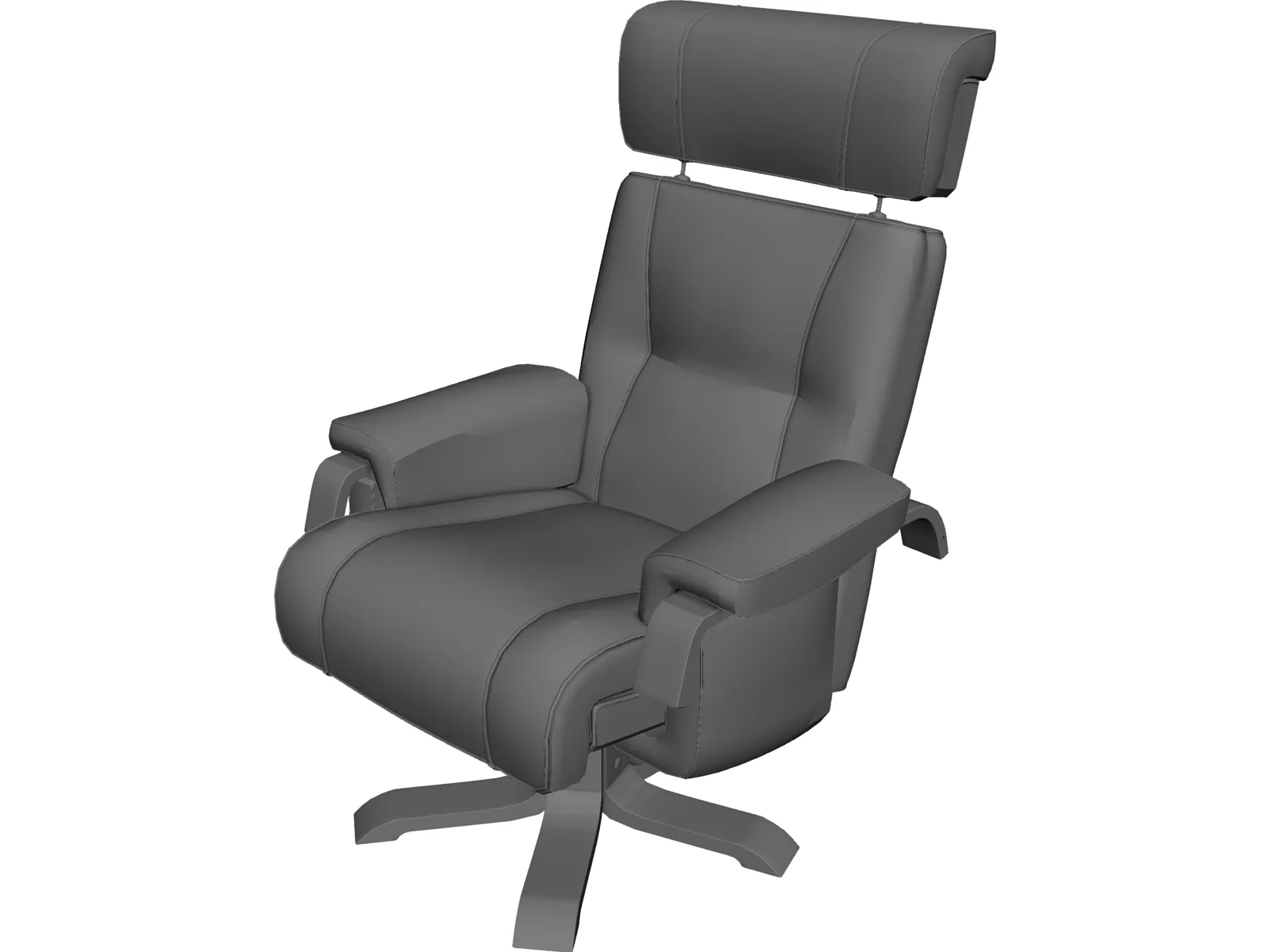 Armchair 3D Model main preview