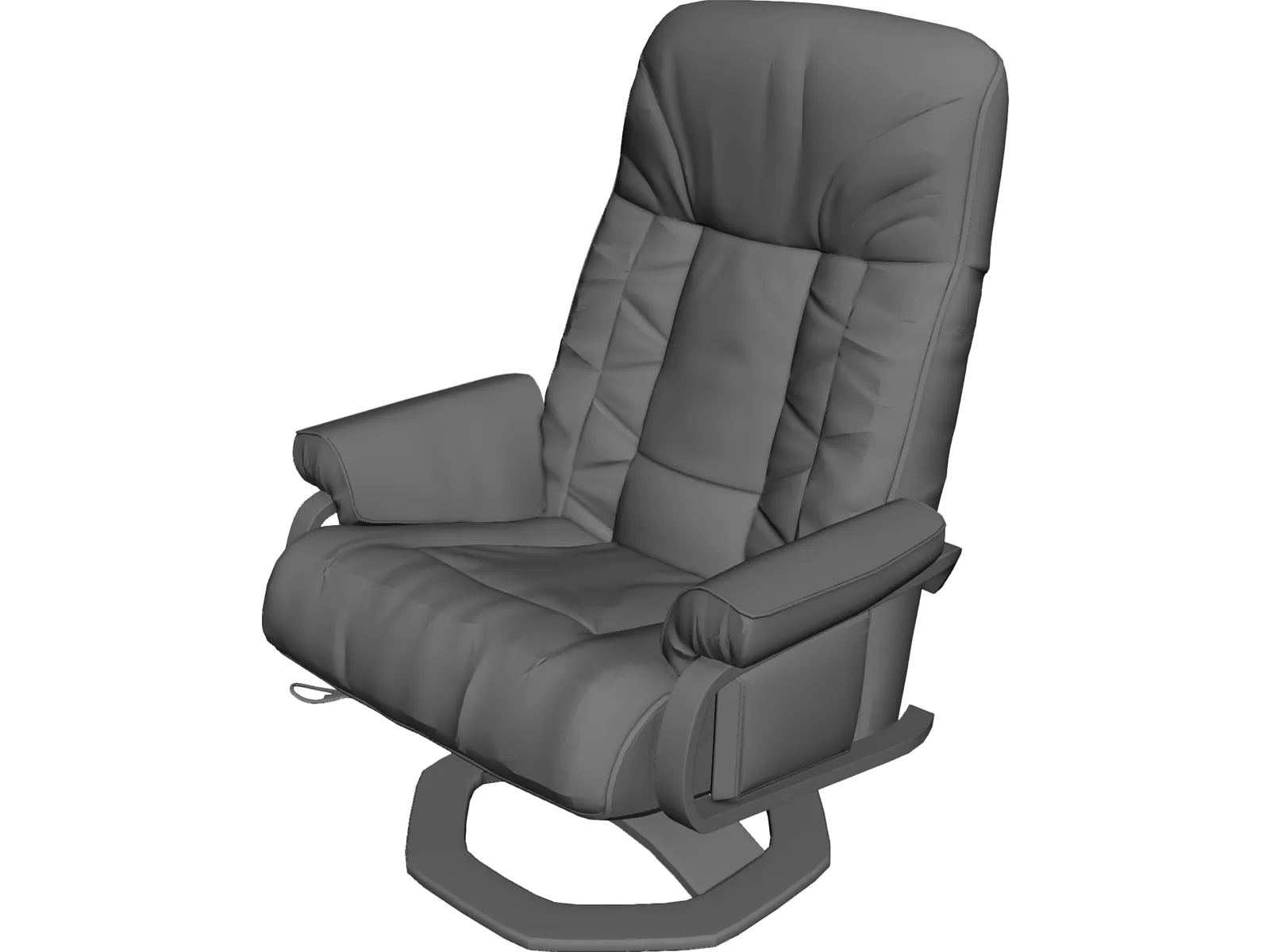 Armchair 3D Model main preview