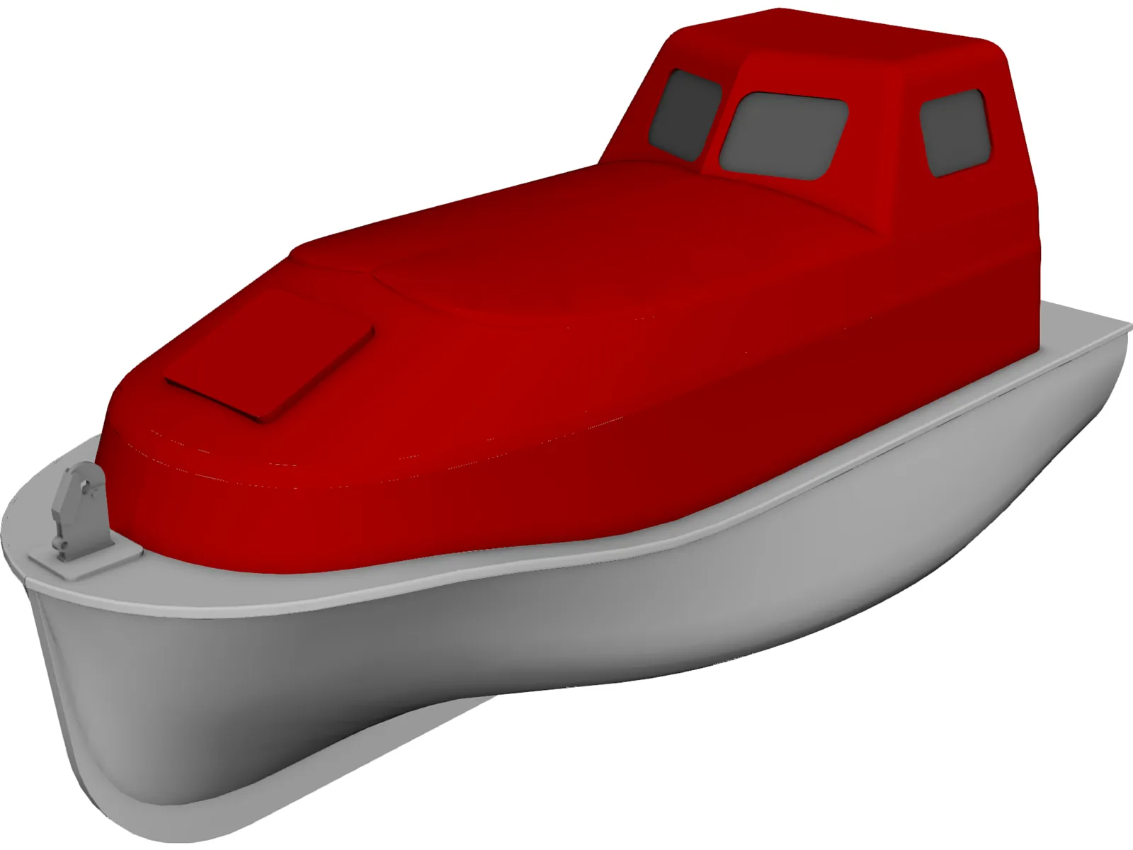 Life Boat 3D Model main preview