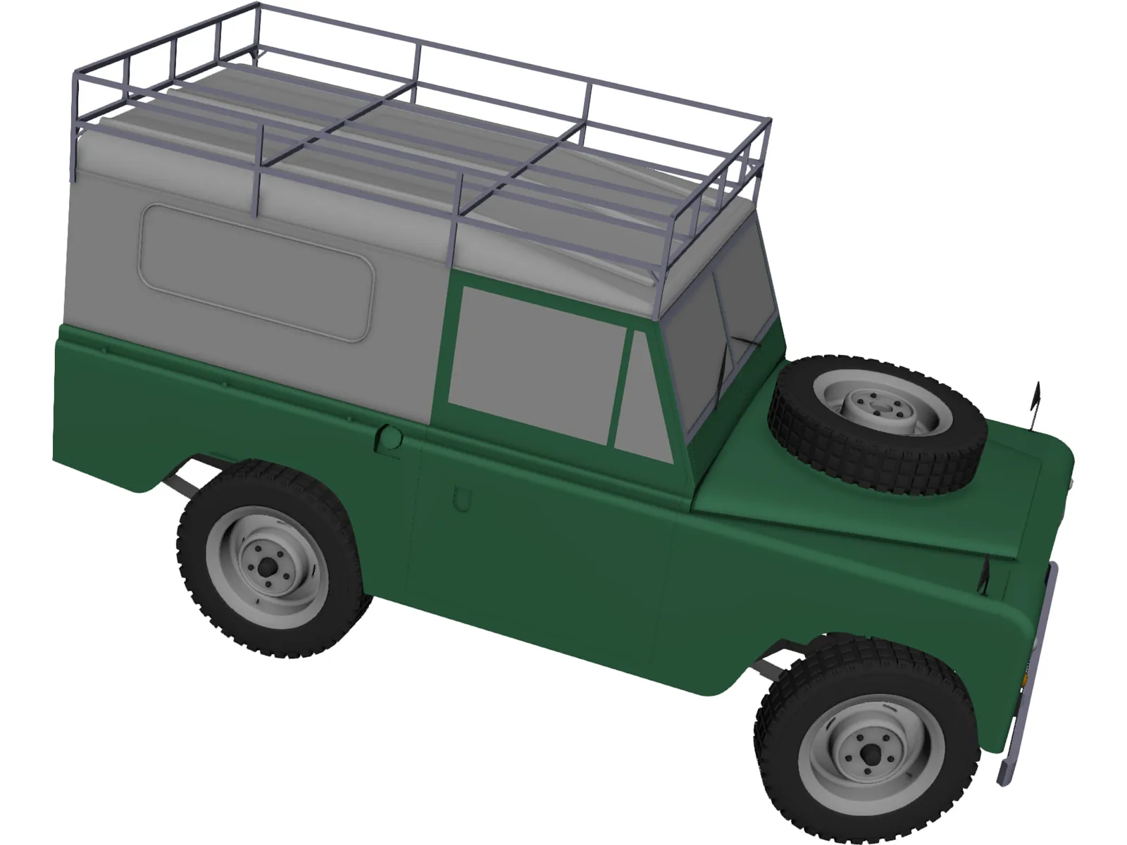 Land Rover 3D Model main preview