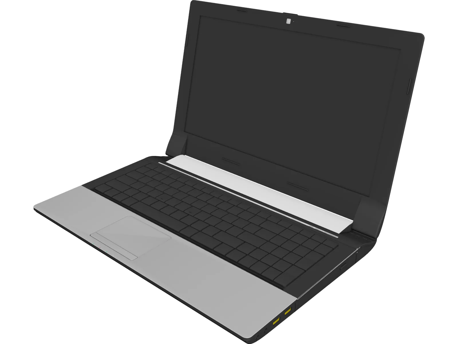 Asus Laptop 3D Model main preview