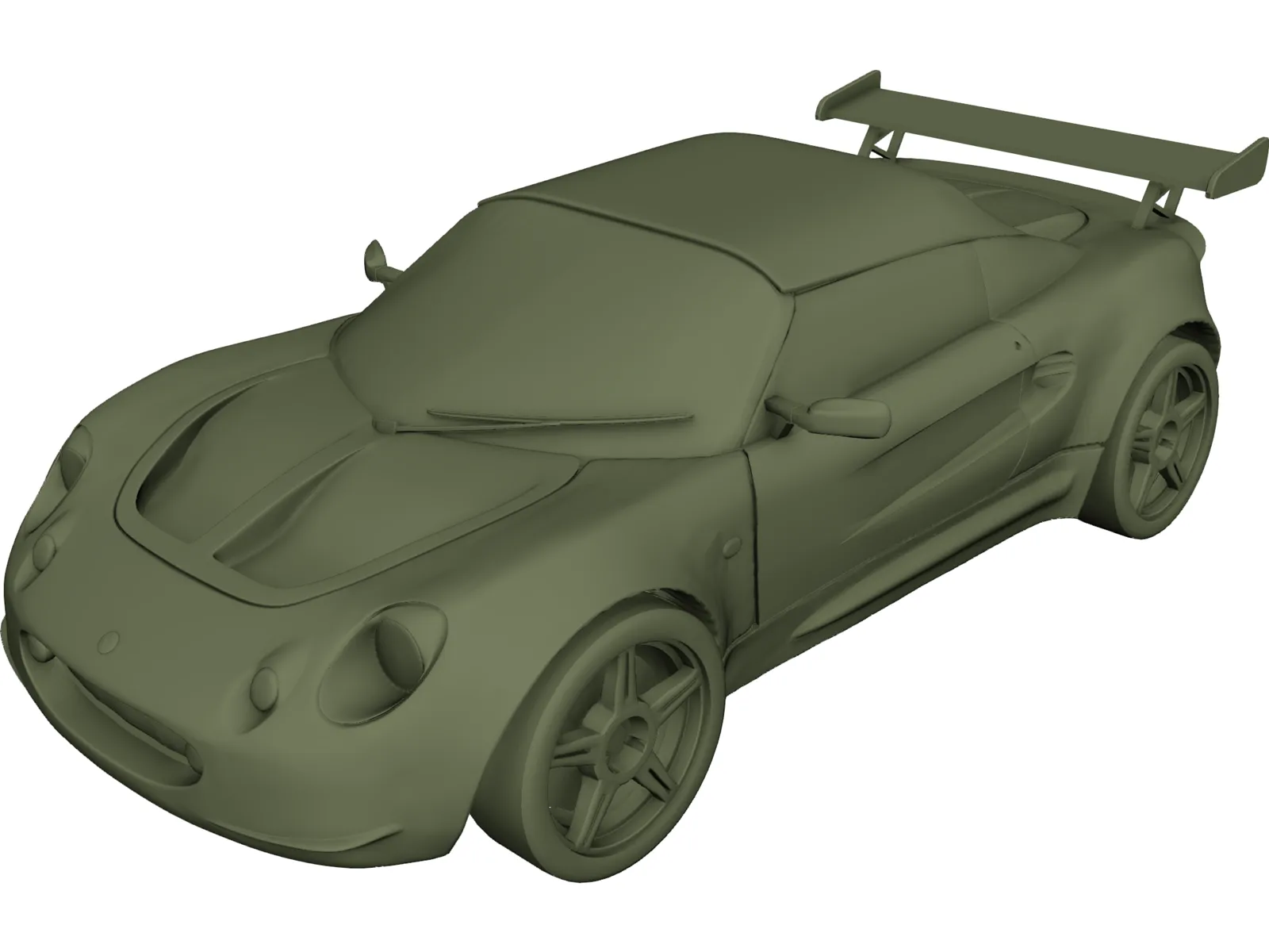 Lotus Elise 111S (1999) 3D Model main preview