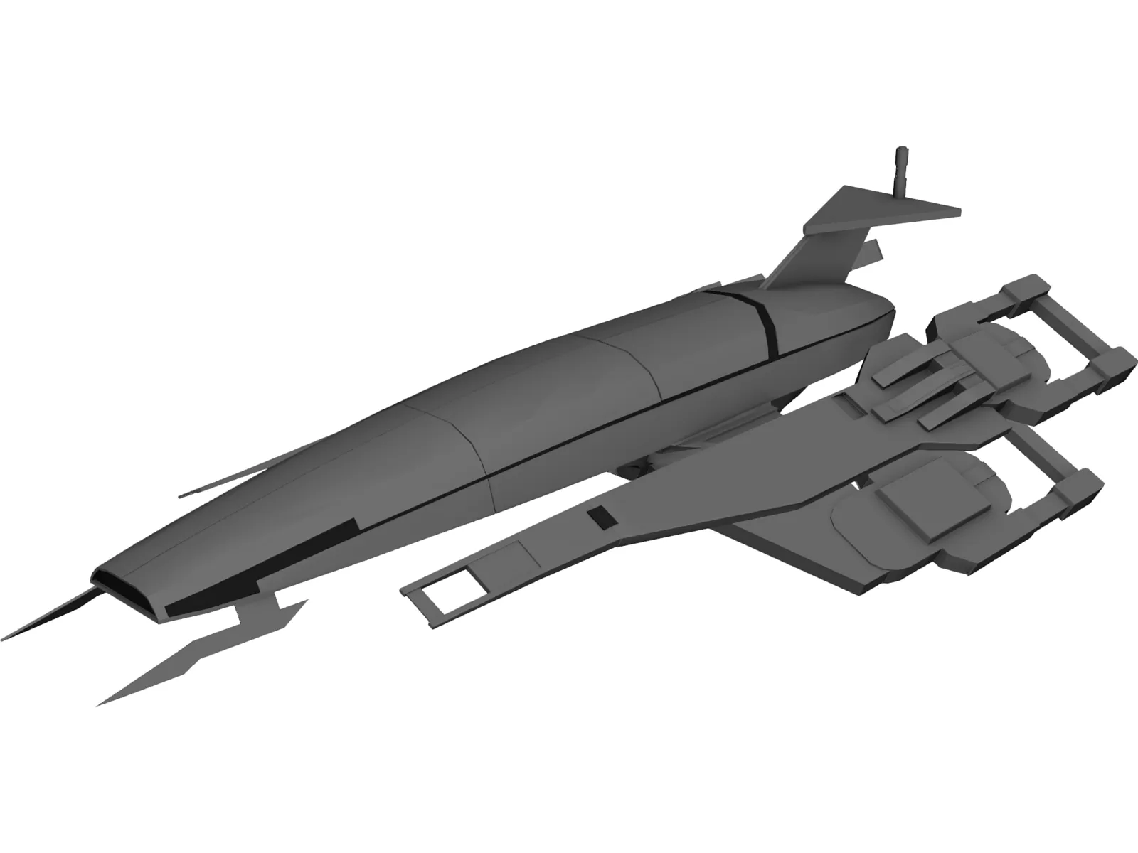 Mass Effect Normandy SSV SR1 3D Model main preview