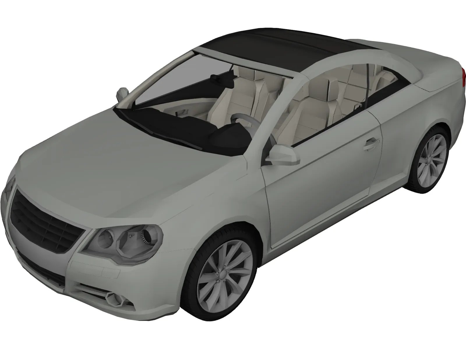 Volkswagen Eos 3D Model main preview