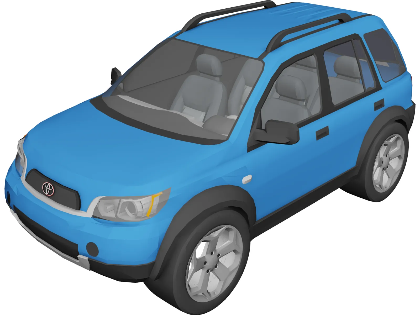 Toyota Rush 3D Model main preview