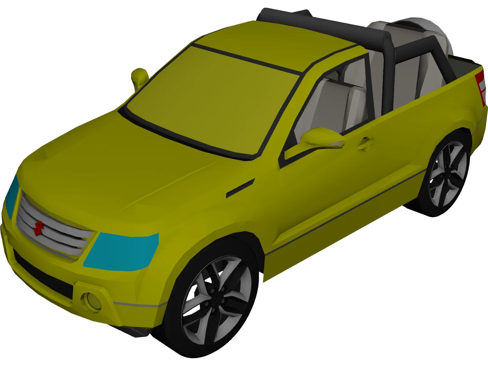 Suzuki Grand Vitara Convertible 3D Model main preview
