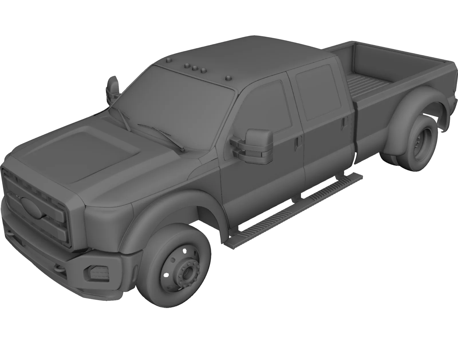 Ford F-550 Super Duty 3D Model main preview