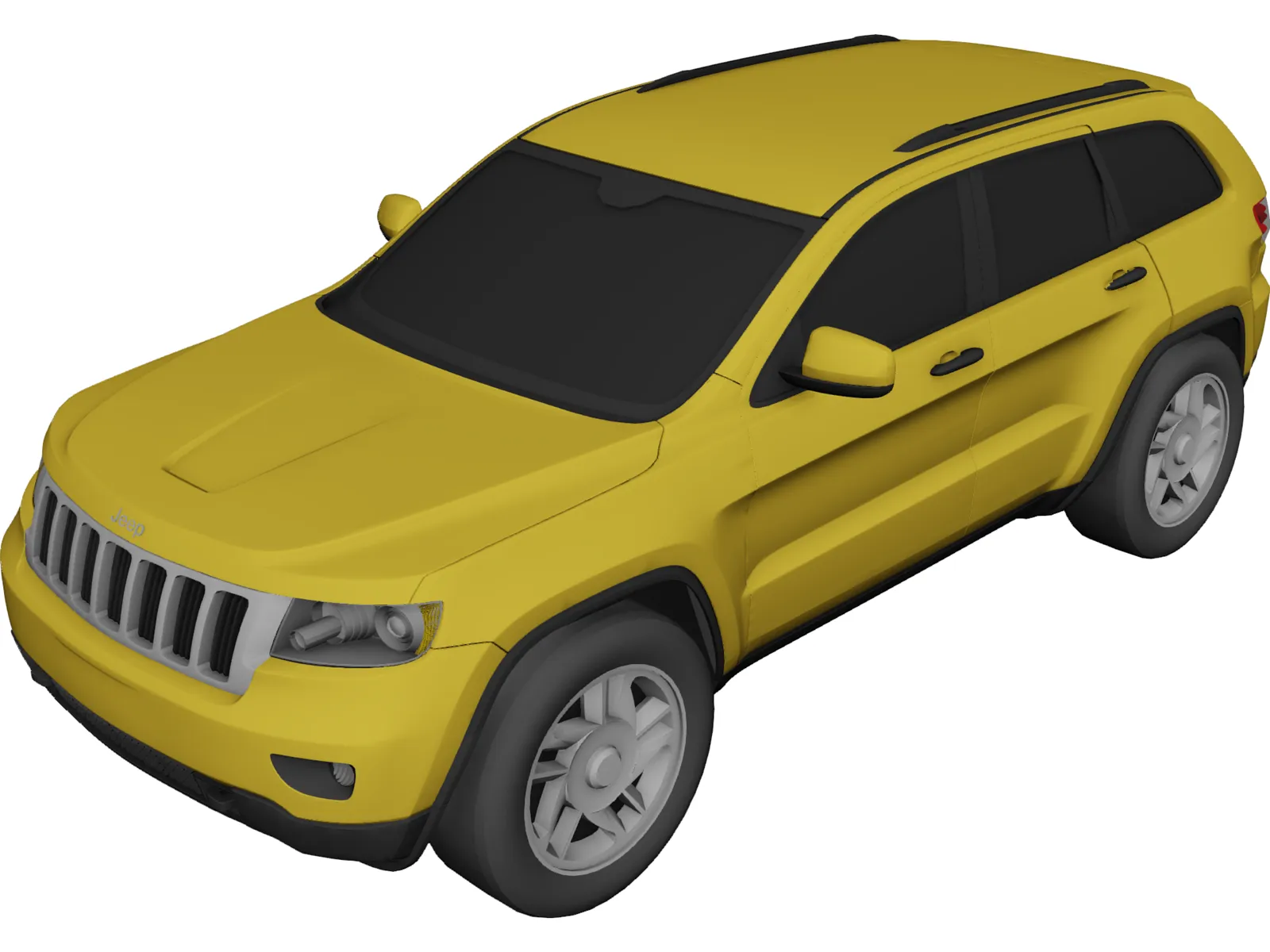 Jeep Grand Cherokee (2012) 3D Model main preview