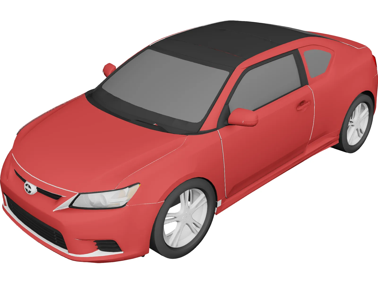 Scion tC 3D Model main preview