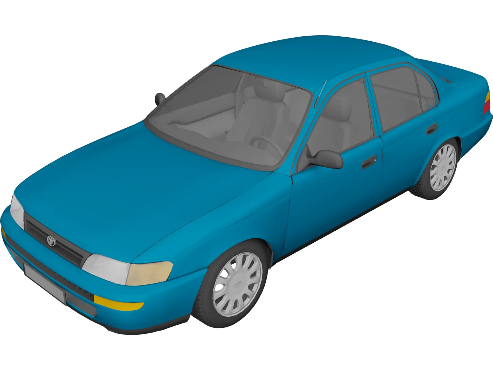 Toyota Corolla 1.6 XE.I. 3D Model main preview