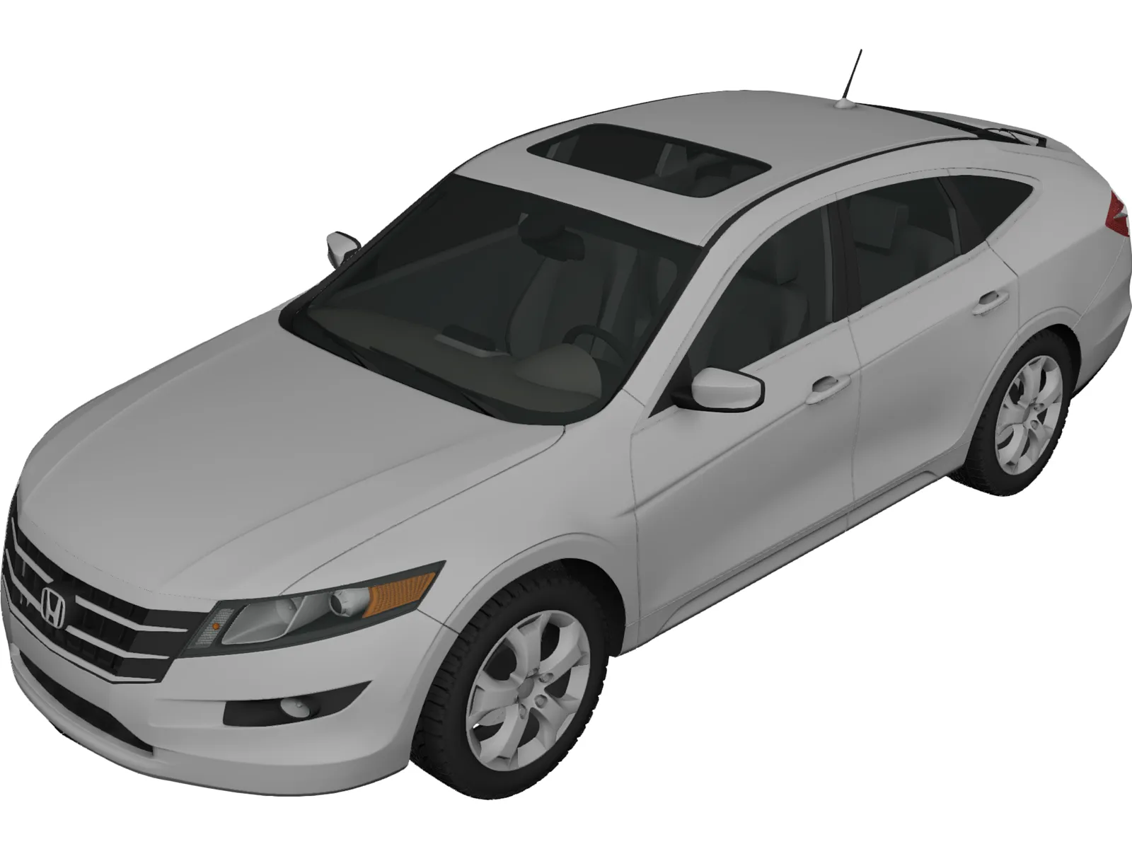 Honda Accord Crosstour (2010) 3D Model main preview