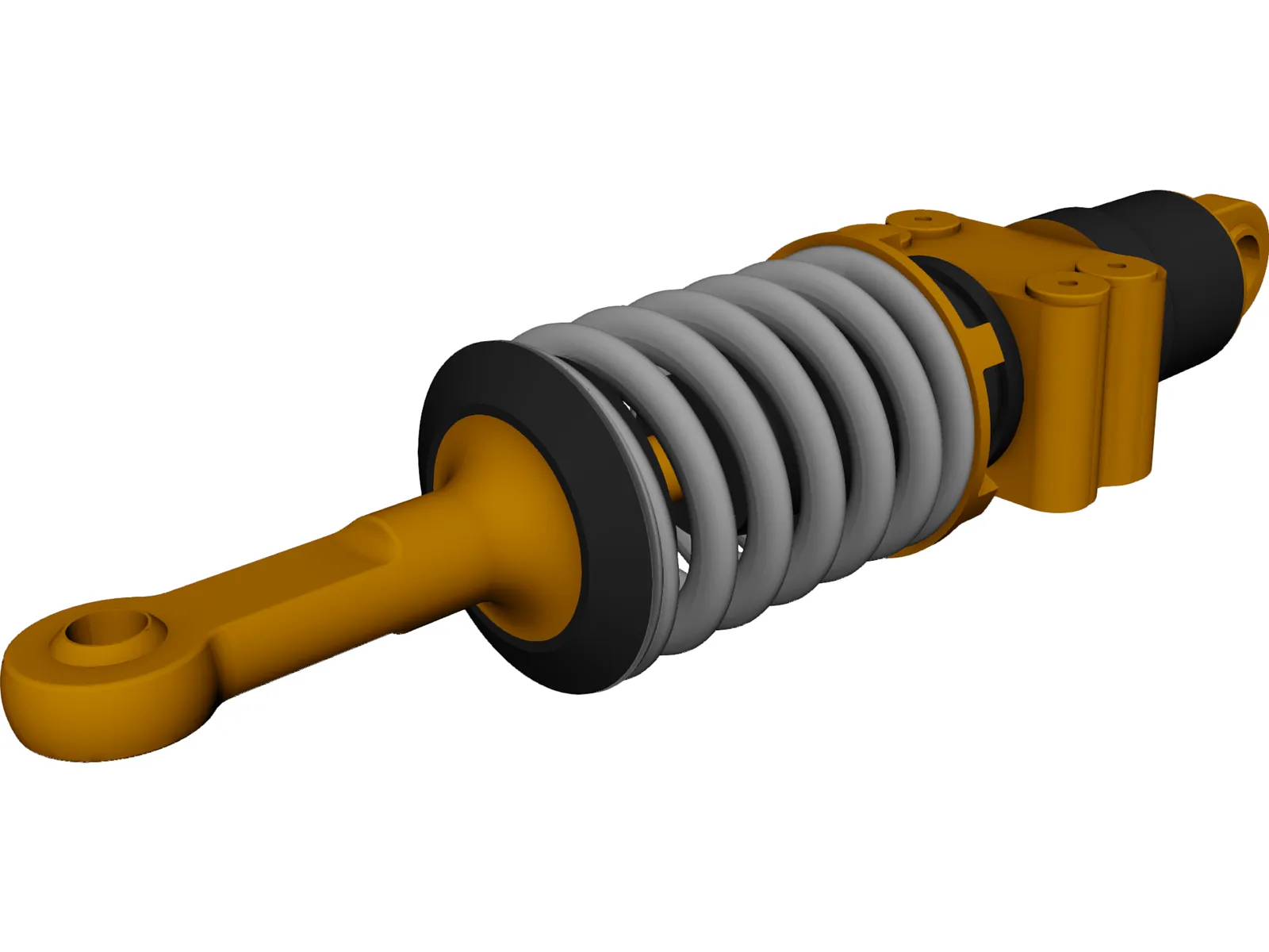 Formula Renault 3.5 Rear Suspension Damper 3D Model main preview