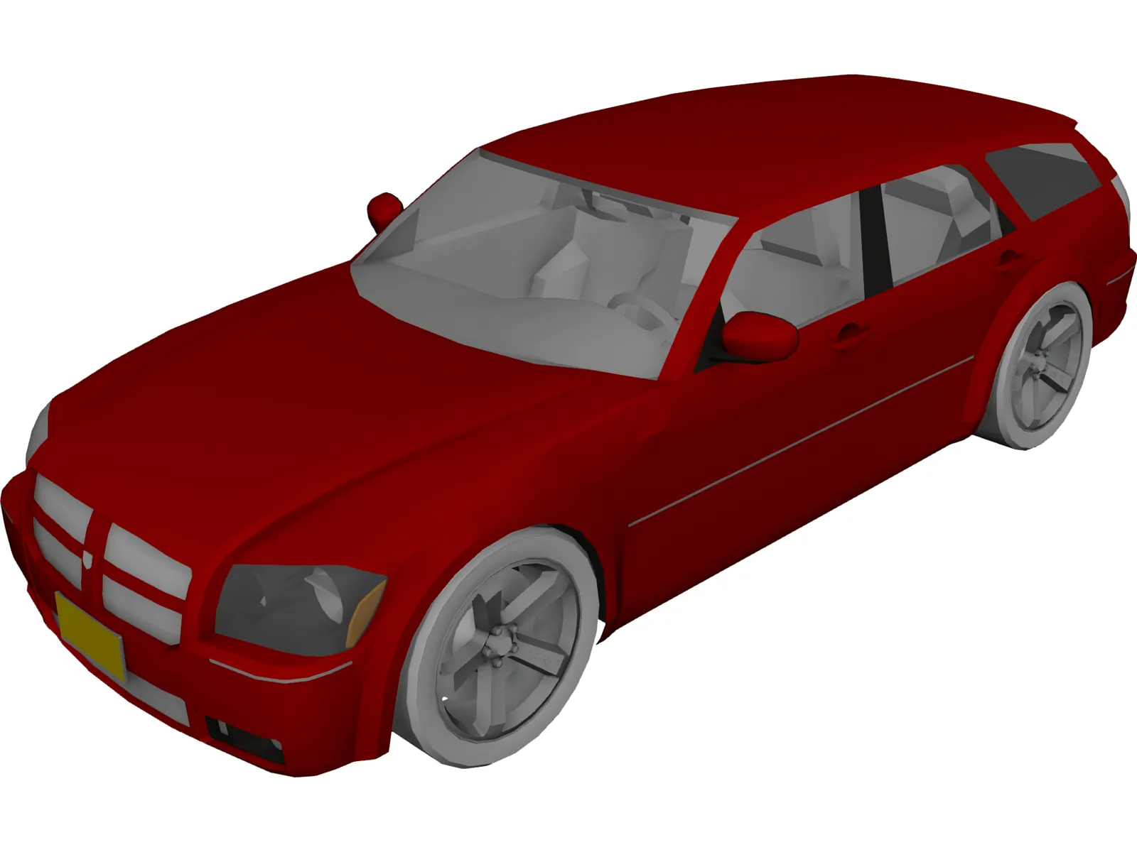 Dodge Magnum SRT8 3D Model main preview