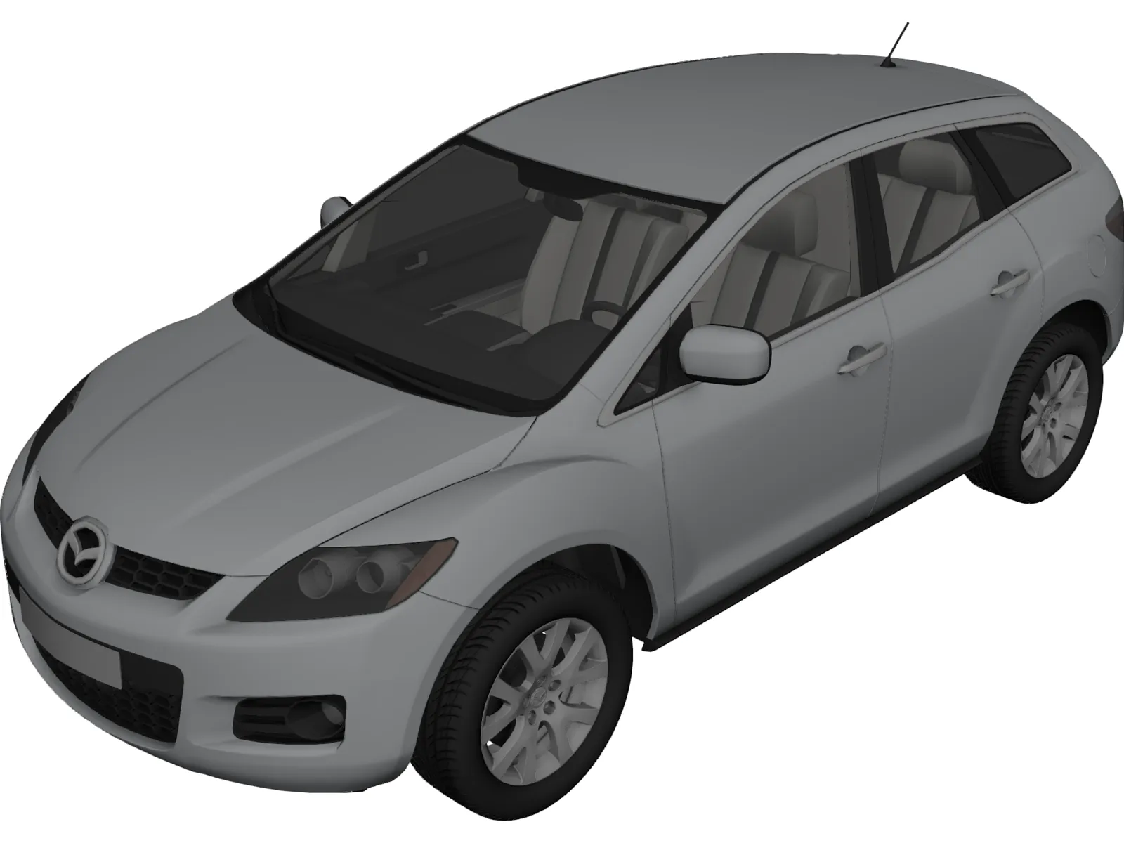 Mazda CX-7 3D Model main preview