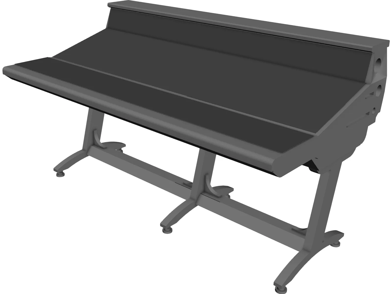 Recording Studio Console 3D Model main preview