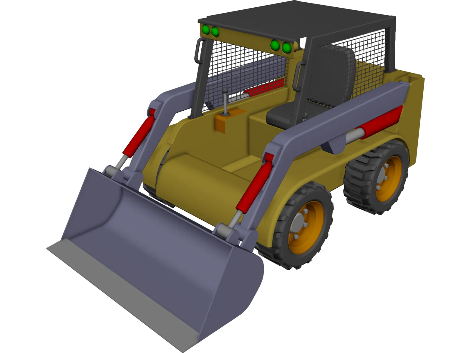 Loader 3D Model main preview