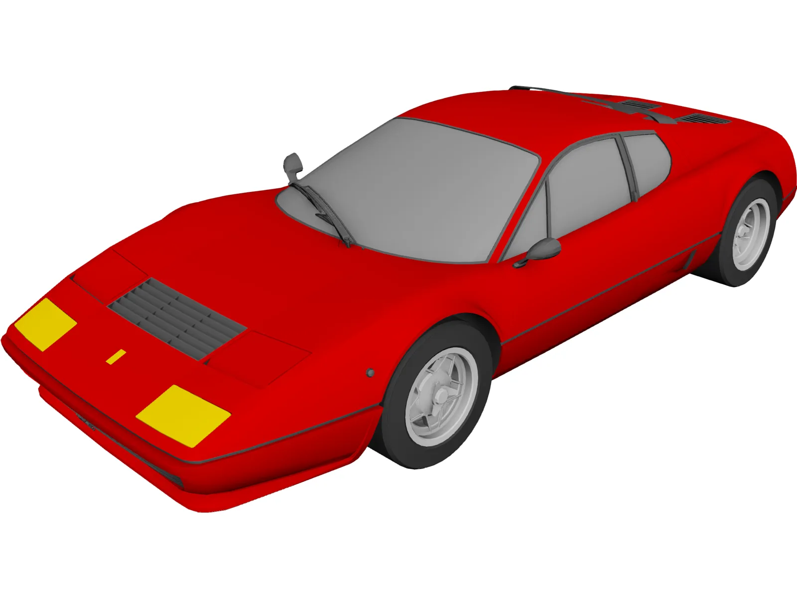 Ferrari 512BB Berlinetta Boxer 3D Model main preview