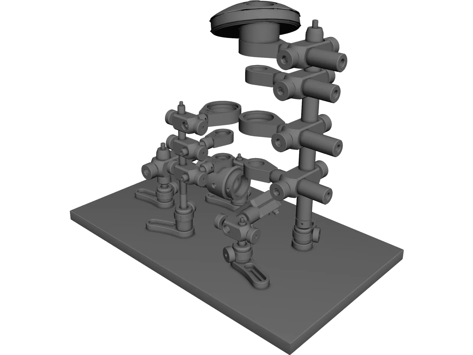 Miniature Confocal System 3D Model main preview
